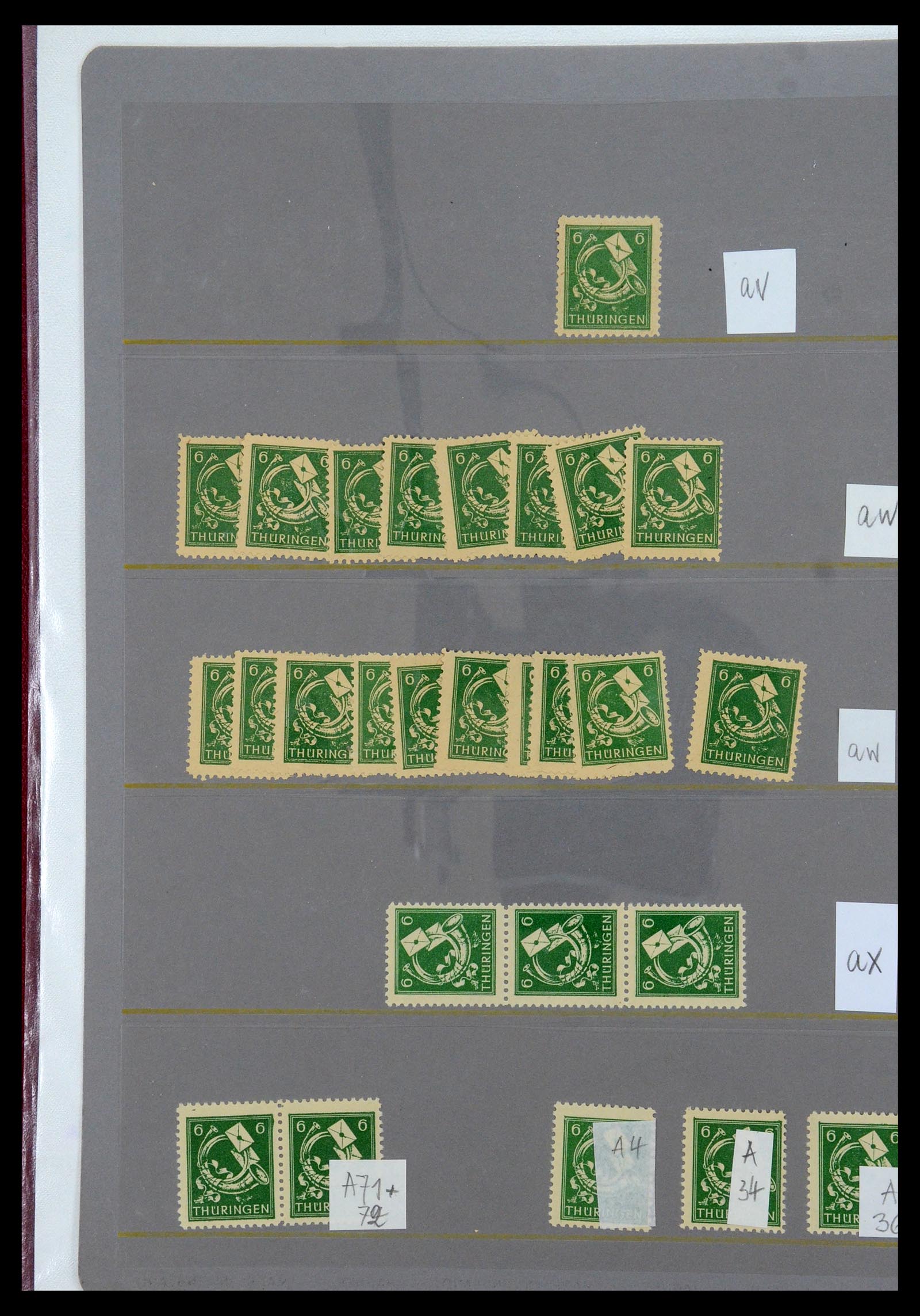 35264 083 - Stamp Collection 35264 Soviet Zone 1945-1948.