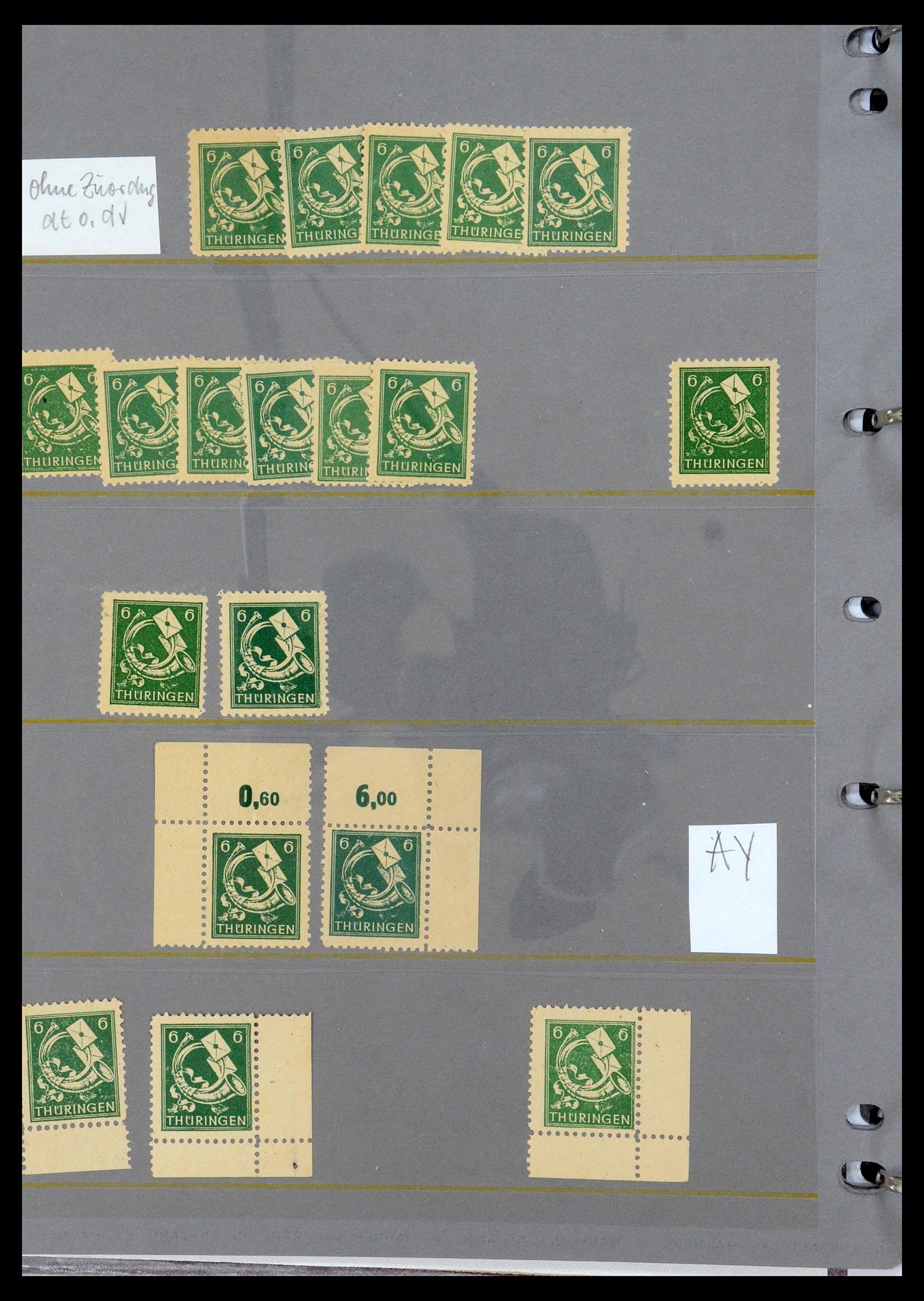 35264 085 - Postzegelverzameling 35264 Sovjet Zone 1945-1948.