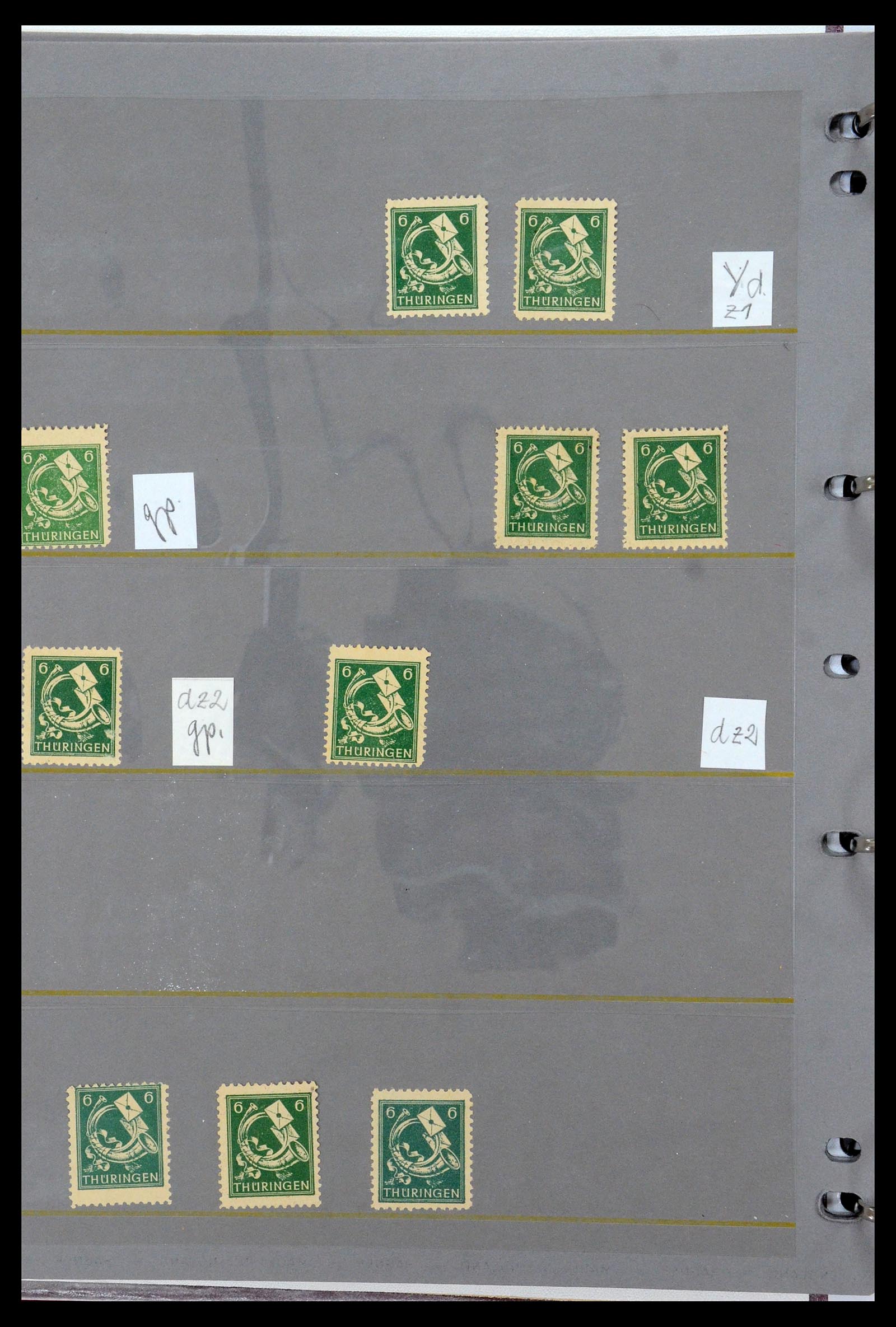 35264 087 - Stamp Collection 35264 Soviet Zone 1945-1948.
