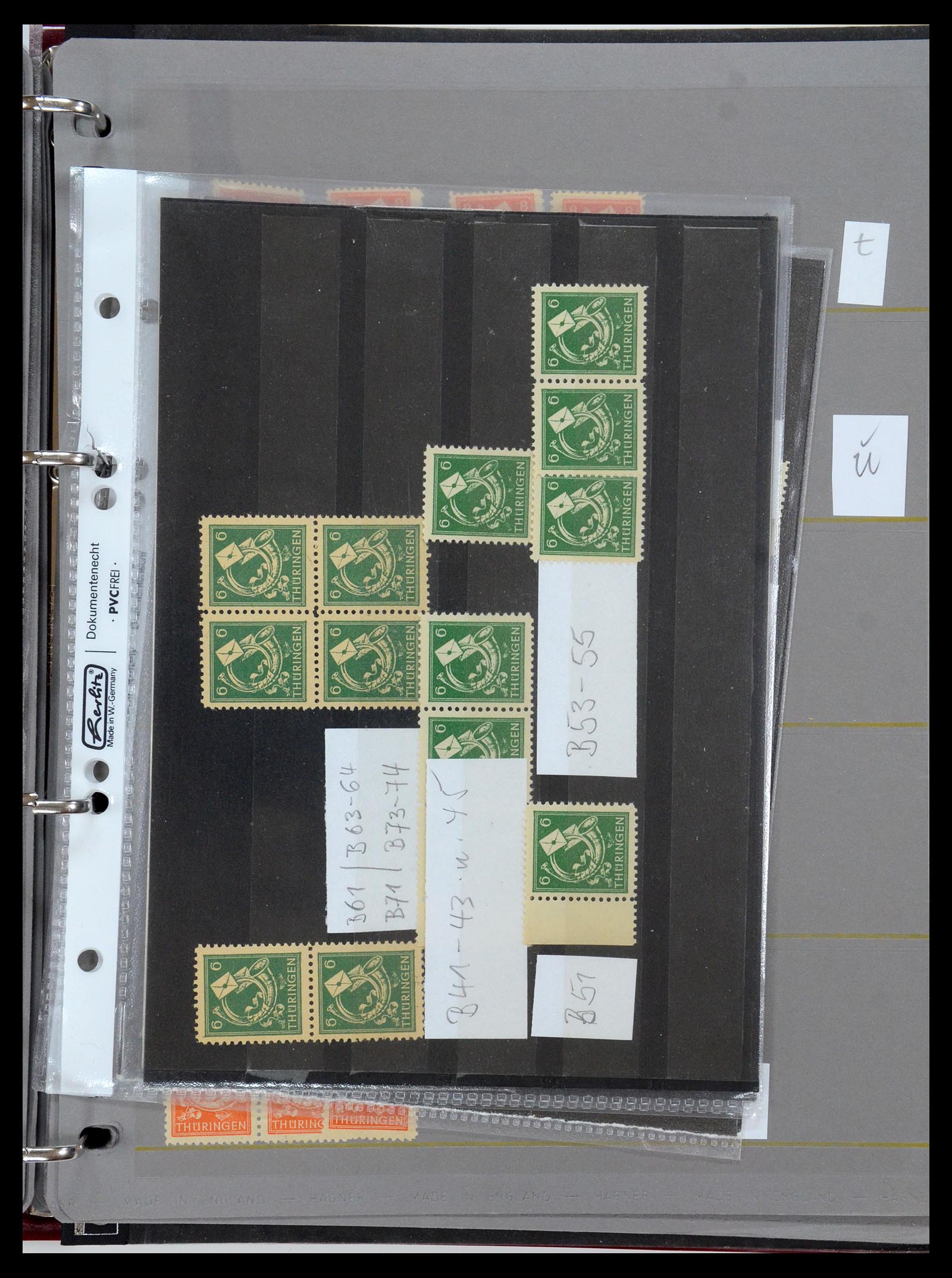 35264 088 - Stamp Collection 35264 Soviet Zone 1945-1948.