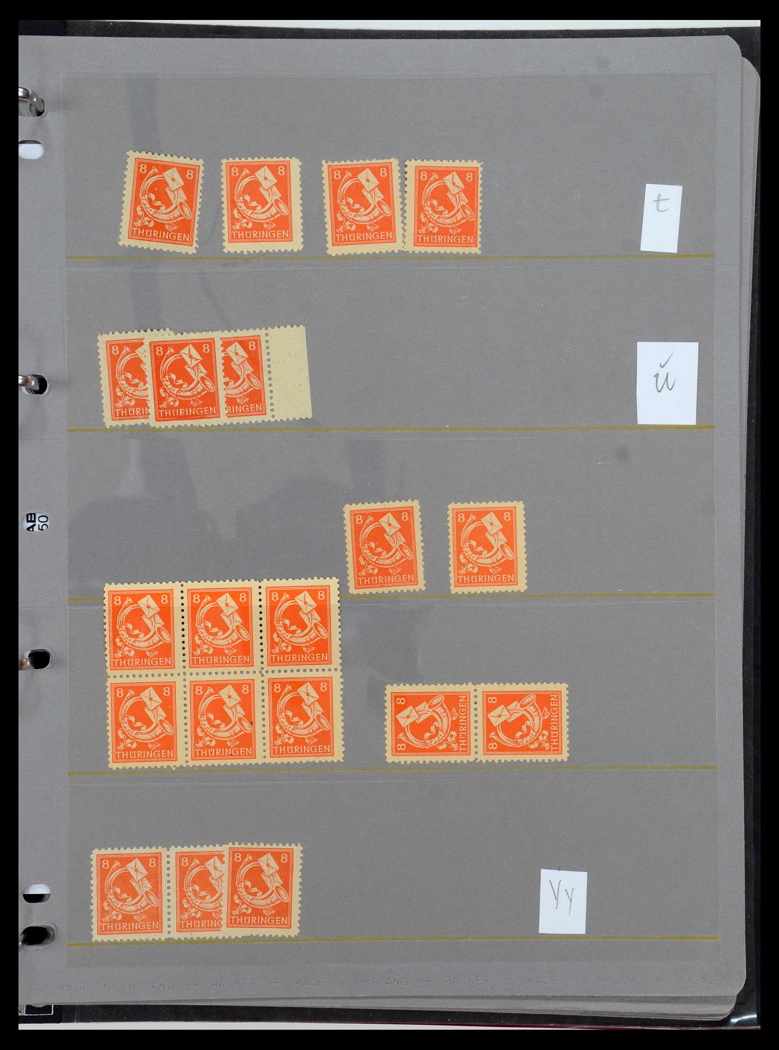 35264 091 - Stamp Collection 35264 Soviet Zone 1945-1948.