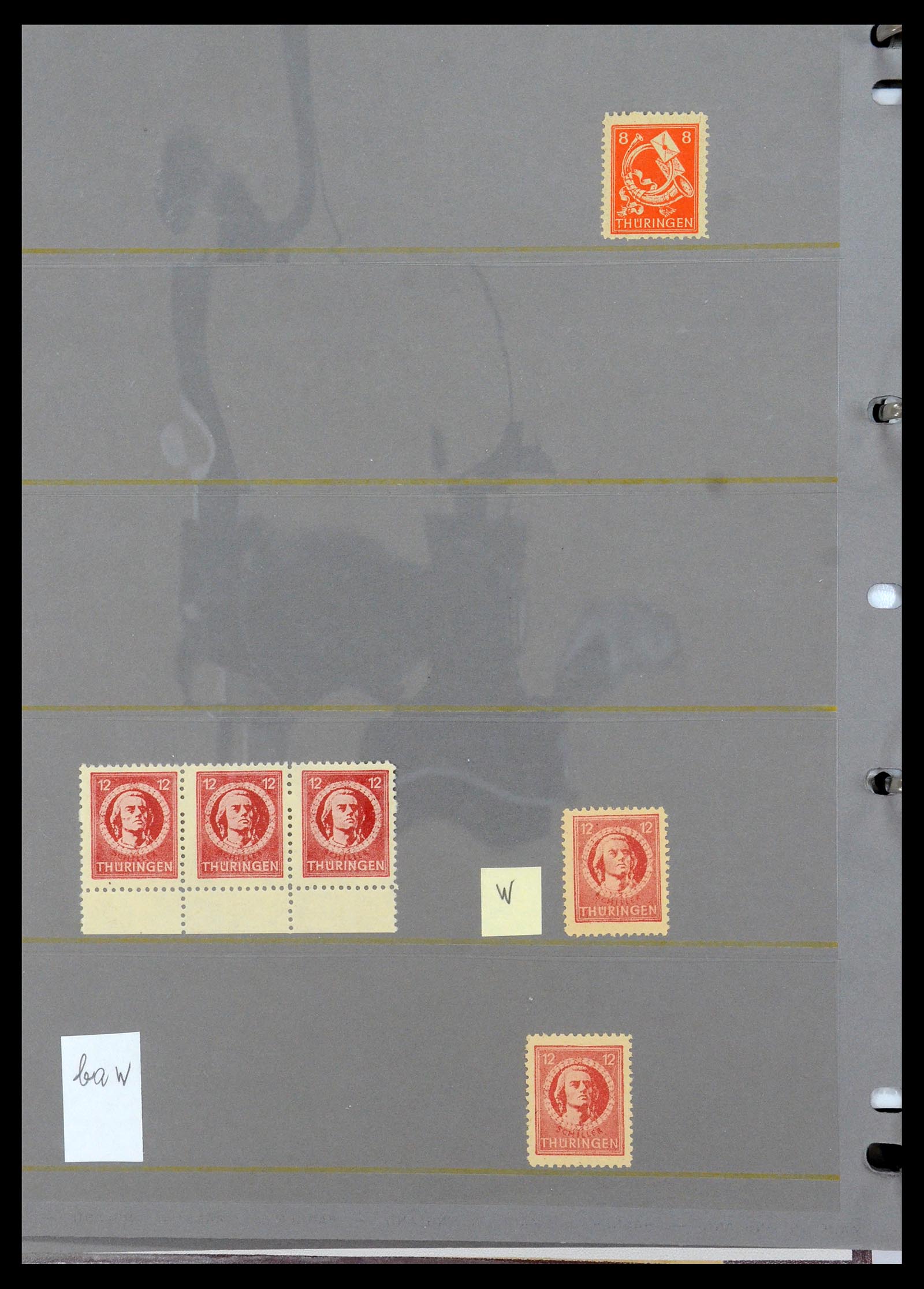 35264 092 - Stamp Collection 35264 Soviet Zone 1945-1948.