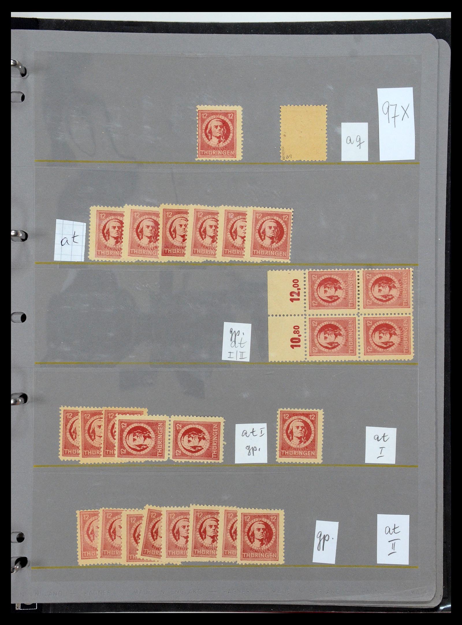 35264 094 - Stamp Collection 35264 Soviet Zone 1945-1948.