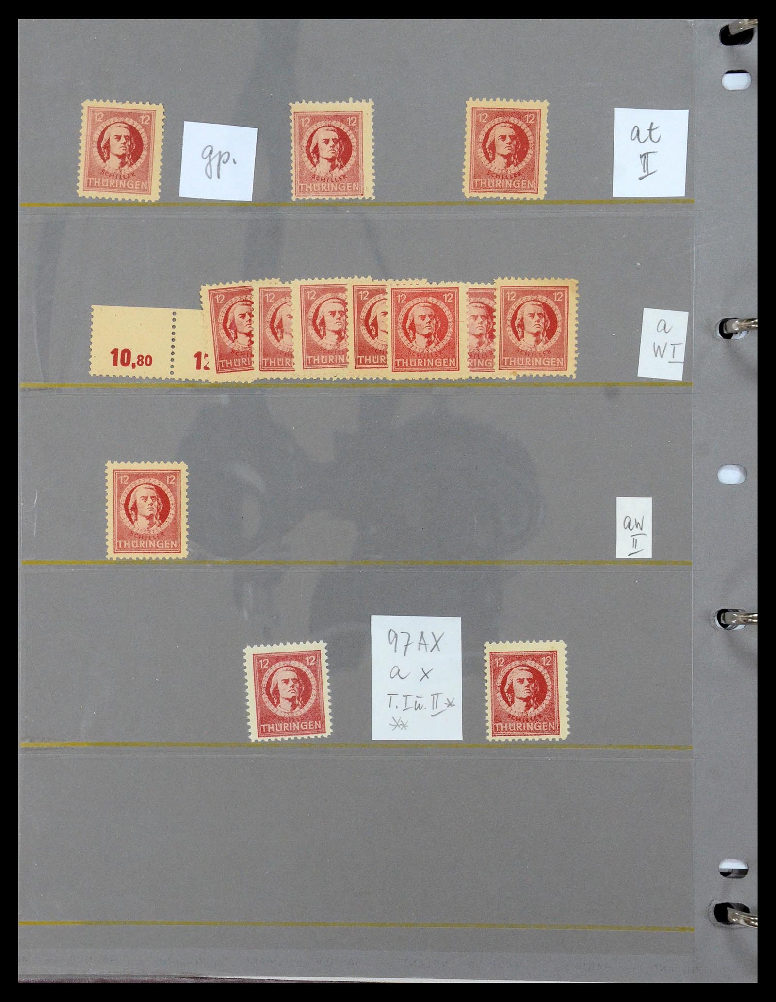35264 095 - Stamp Collection 35264 Soviet Zone 1945-1948.