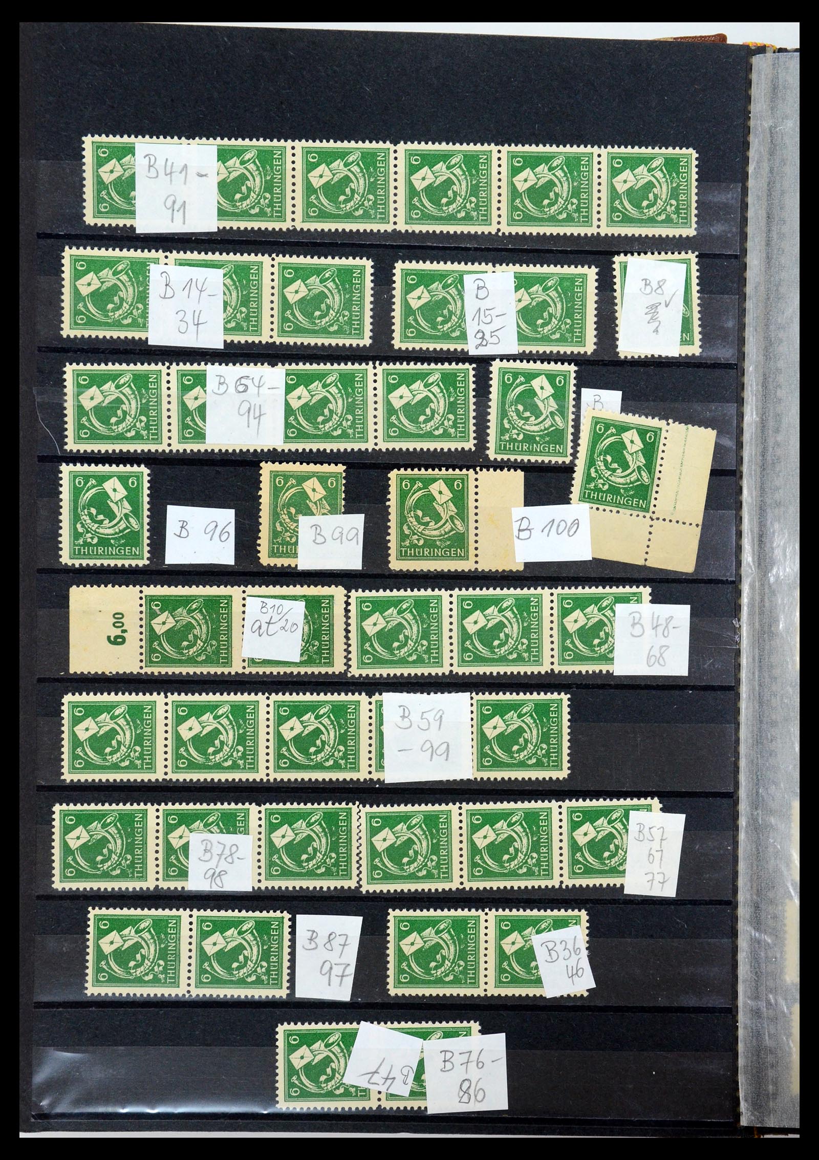 35264 201 - Postzegelverzameling 35264 Sovjet Zone 1945-1948.
