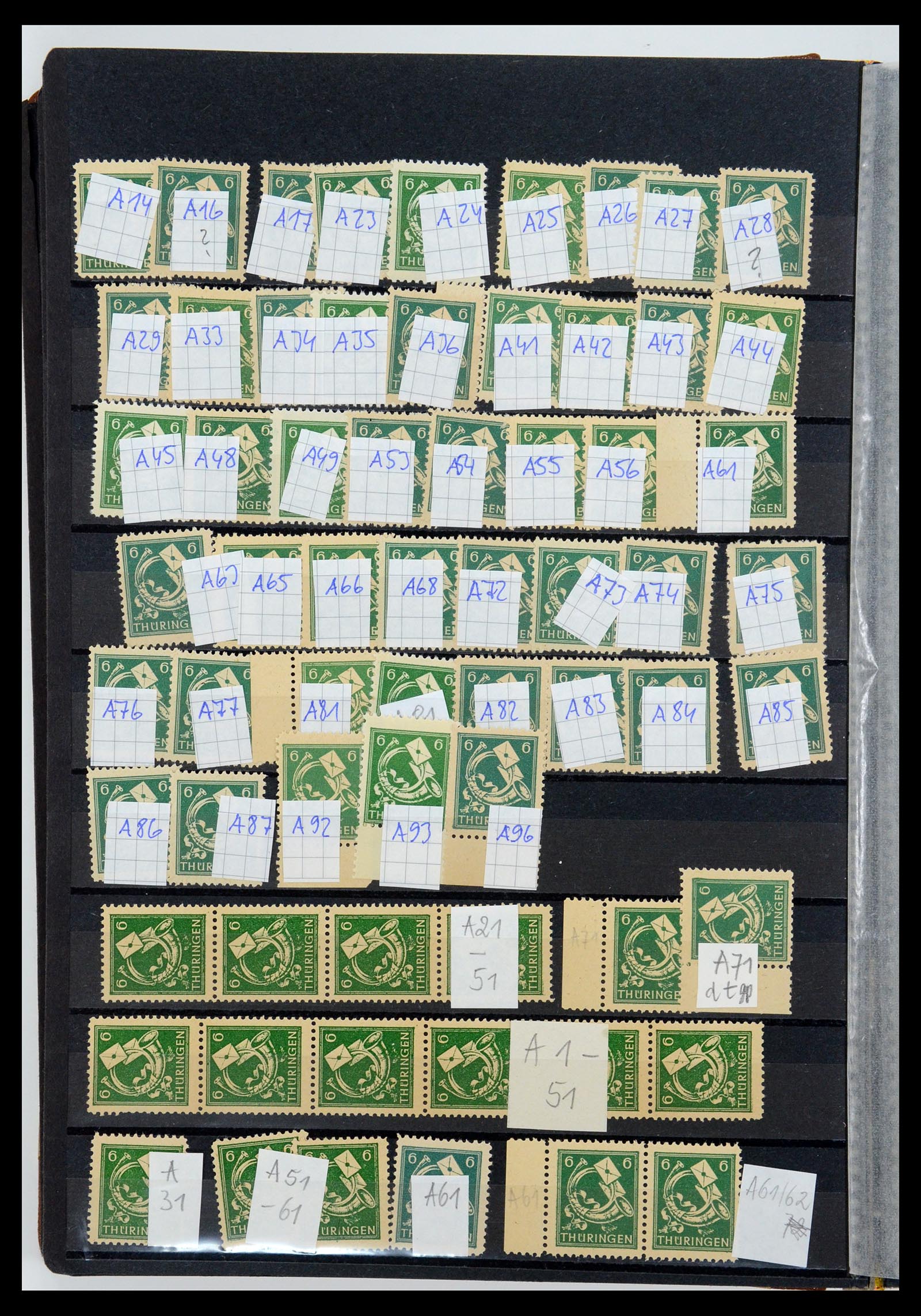 35264 206 - Postzegelverzameling 35264 Sovjet Zone 1945-1948.