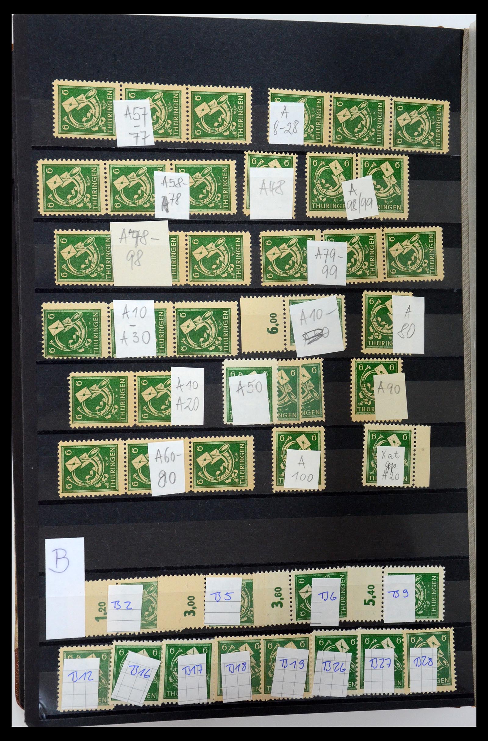 35264 207 - Stamp Collection 35264 Soviet Zone 1945-1948.