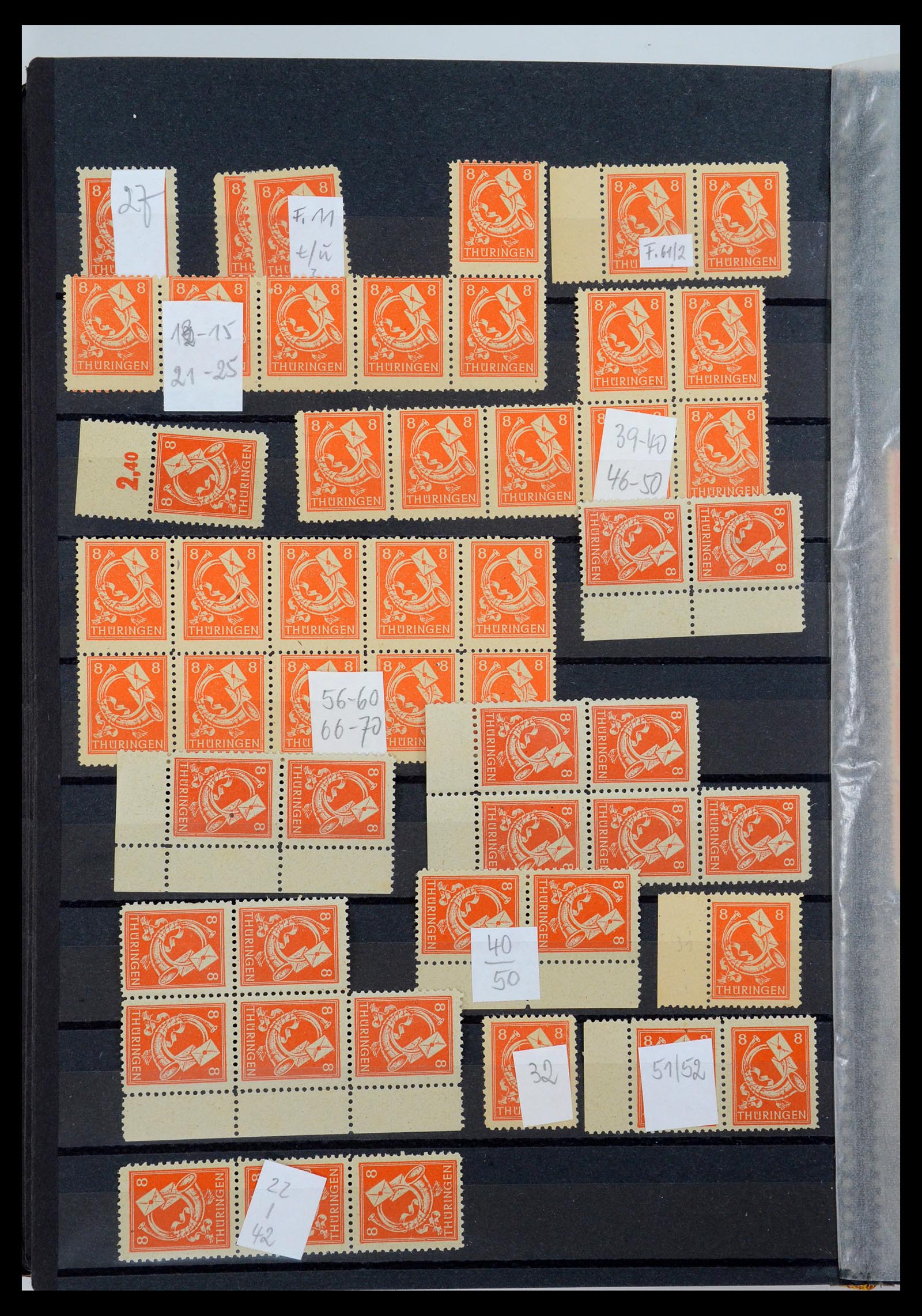 35264 221 - Postzegelverzameling 35264 Sovjet Zone 1945-1948.