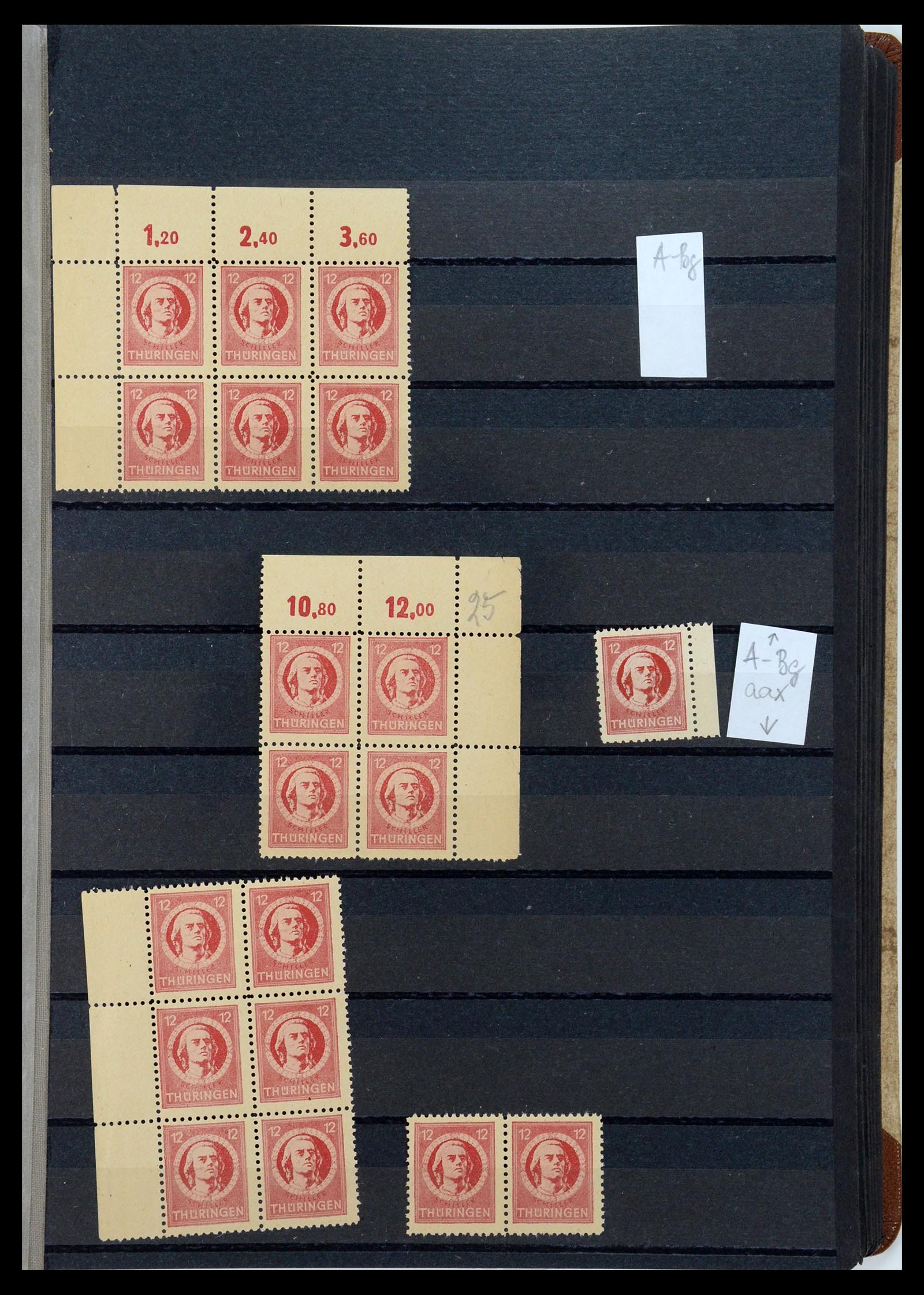 35264 224 - Postzegelverzameling 35264 Sovjet Zone 1945-1948.