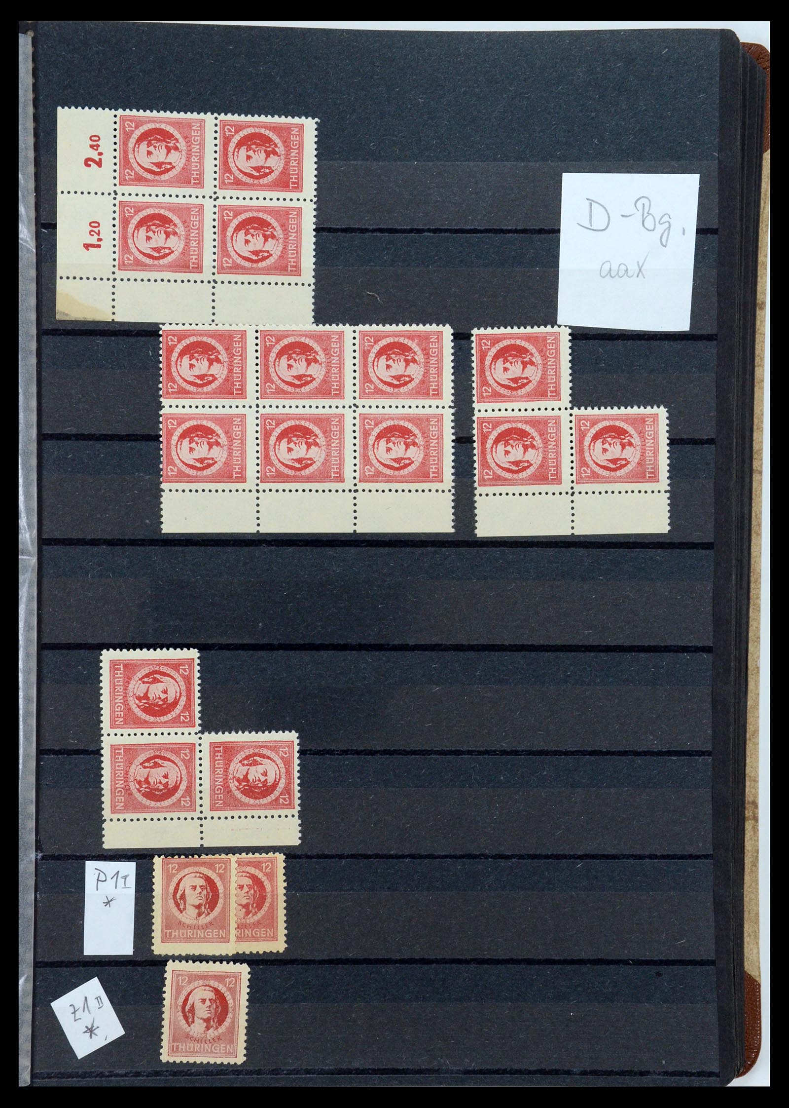 35264 226 - Postzegelverzameling 35264 Sovjet Zone 1945-1948.