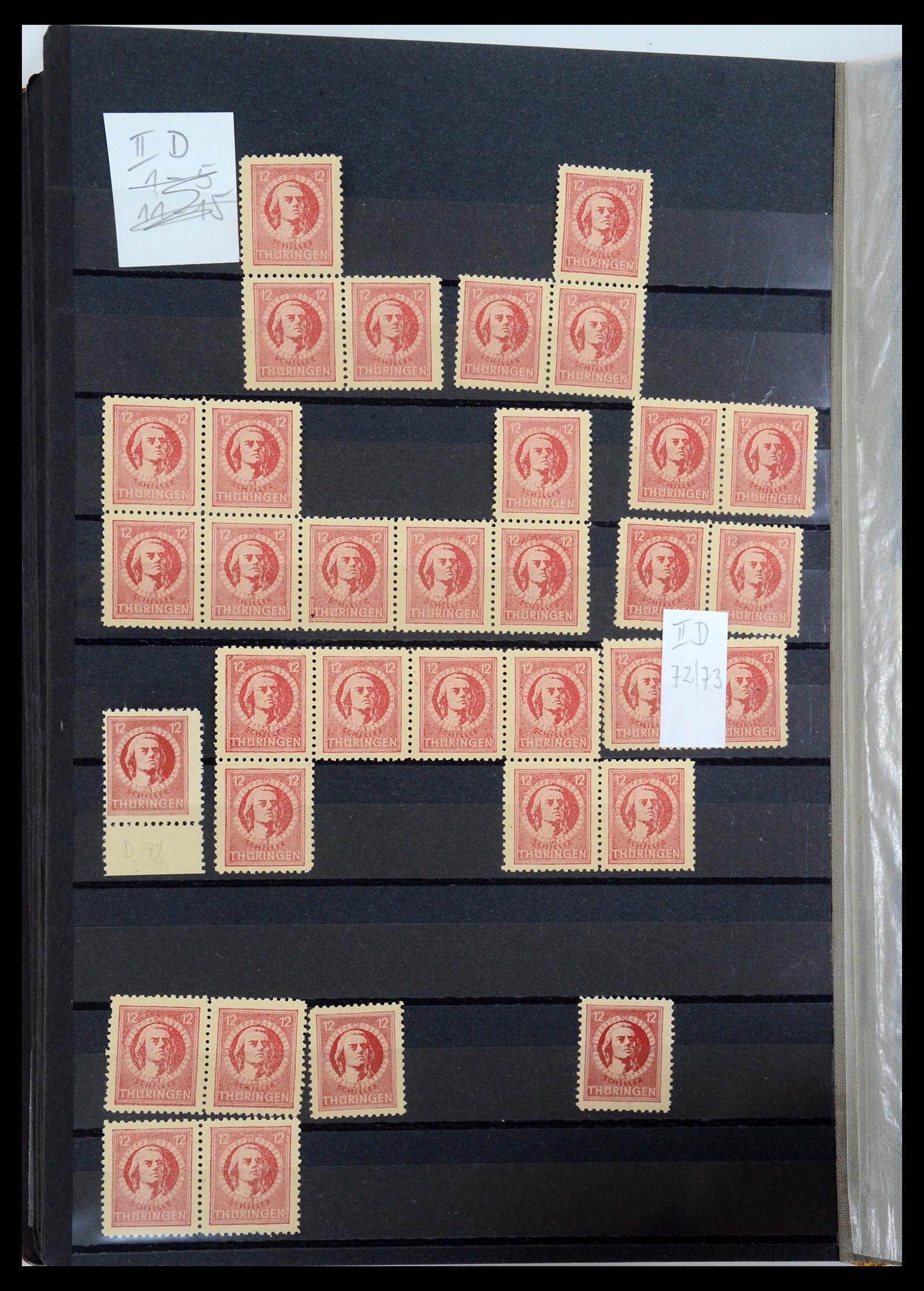 35264 227 - Postzegelverzameling 35264 Sovjet Zone 1945-1948.