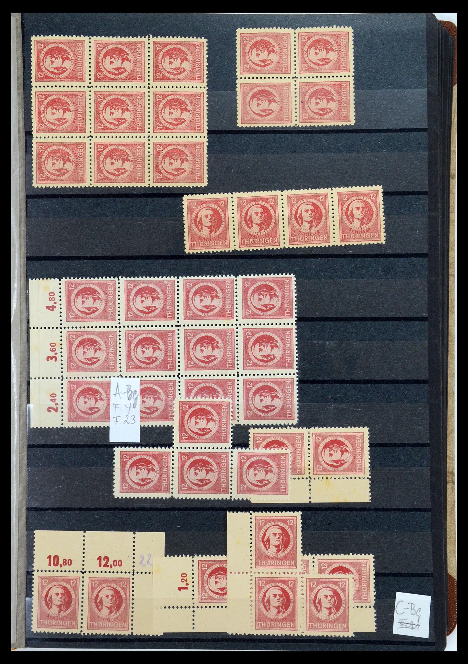35264 228 - Postzegelverzameling 35264 Sovjet Zone 1945-1948.