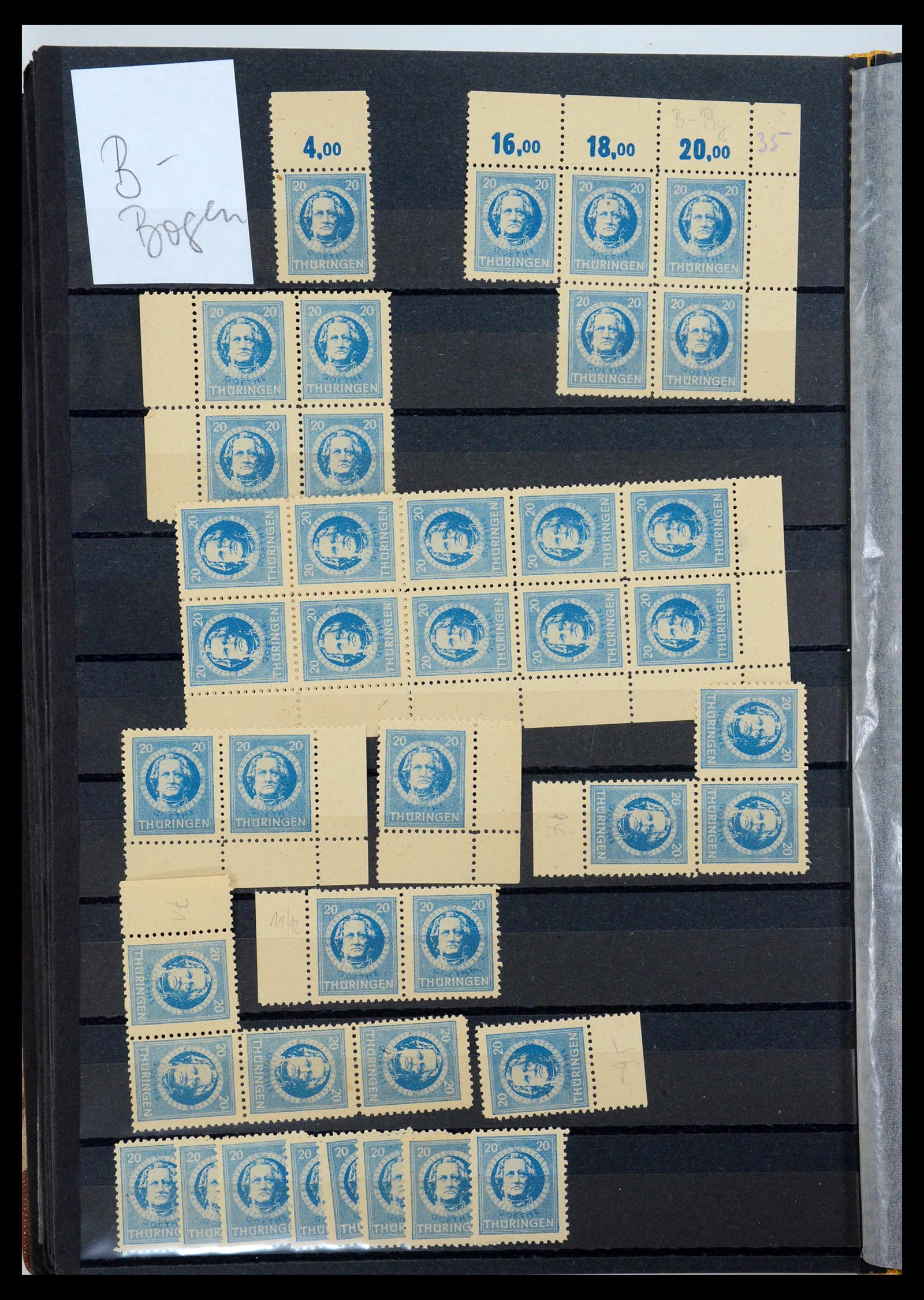 35264 233 - Postzegelverzameling 35264 Sovjet Zone 1945-1948.