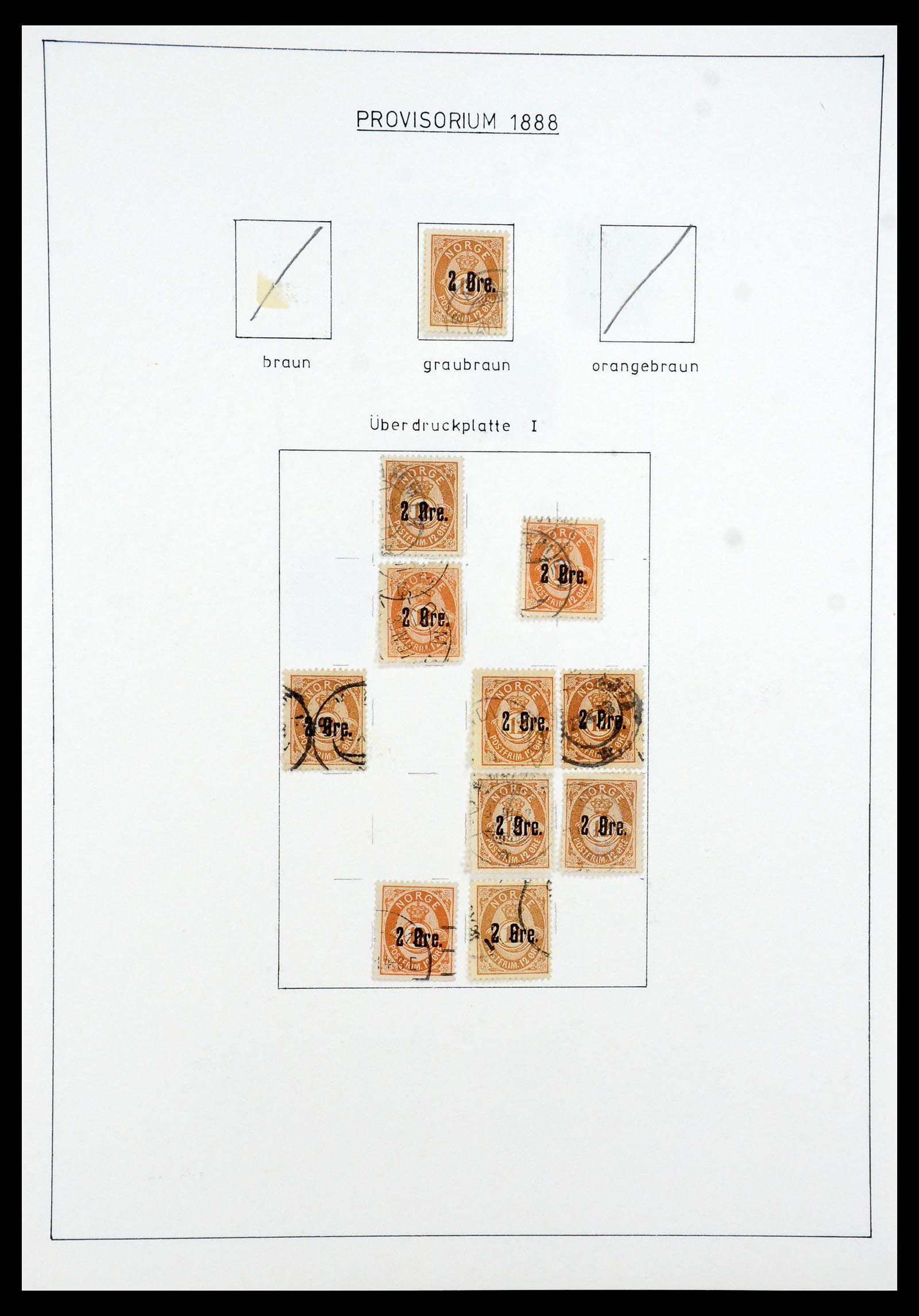 35265 001 - Postzegelverzameling 35265 Noorwegen 1922-1944.