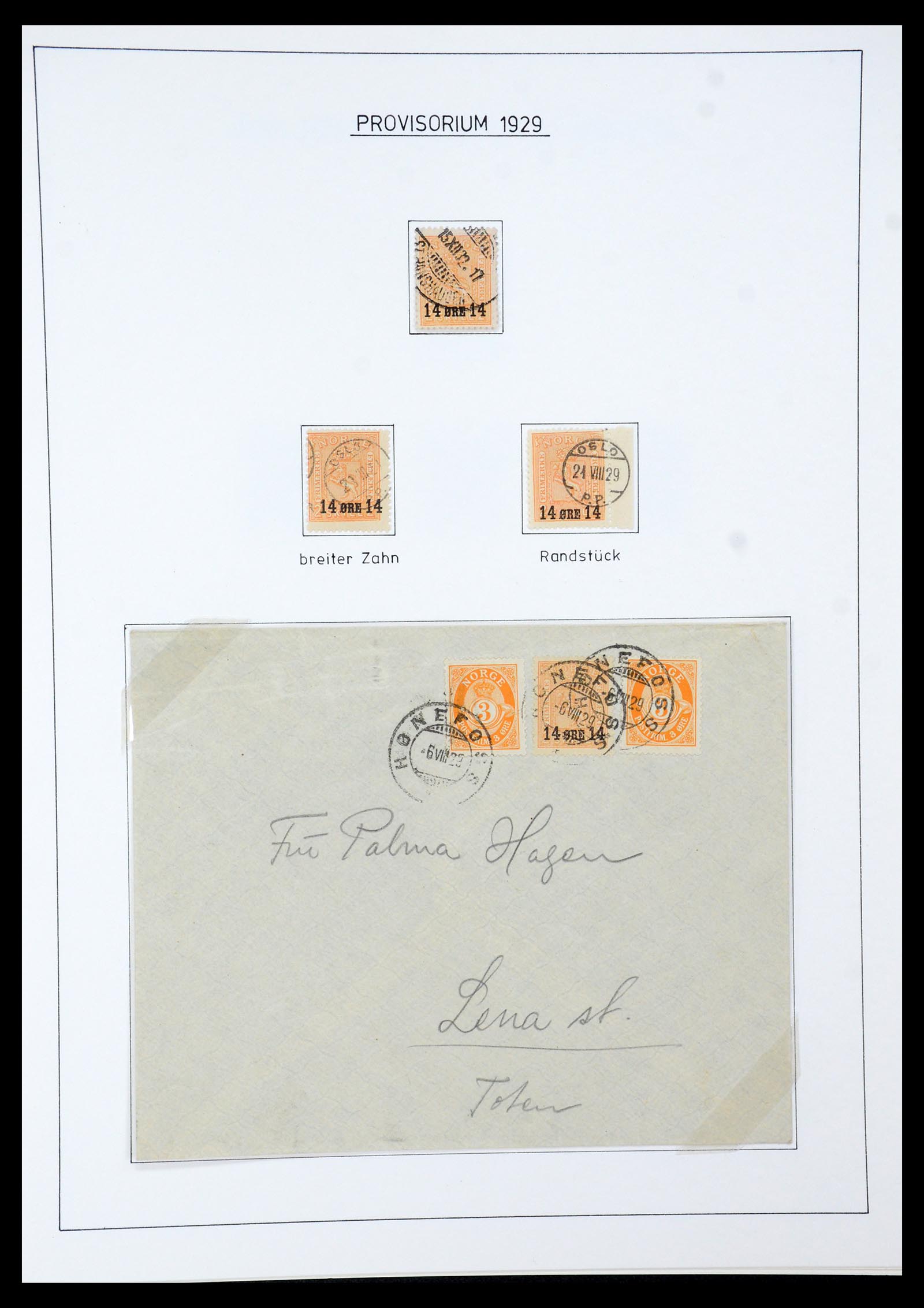 35265 031 - Postzegelverzameling 35265 Noorwegen 1922-1944.