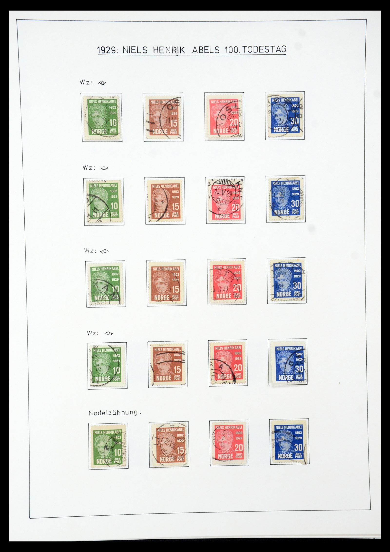 35265 033 - Postzegelverzameling 35265 Noorwegen 1922-1944.