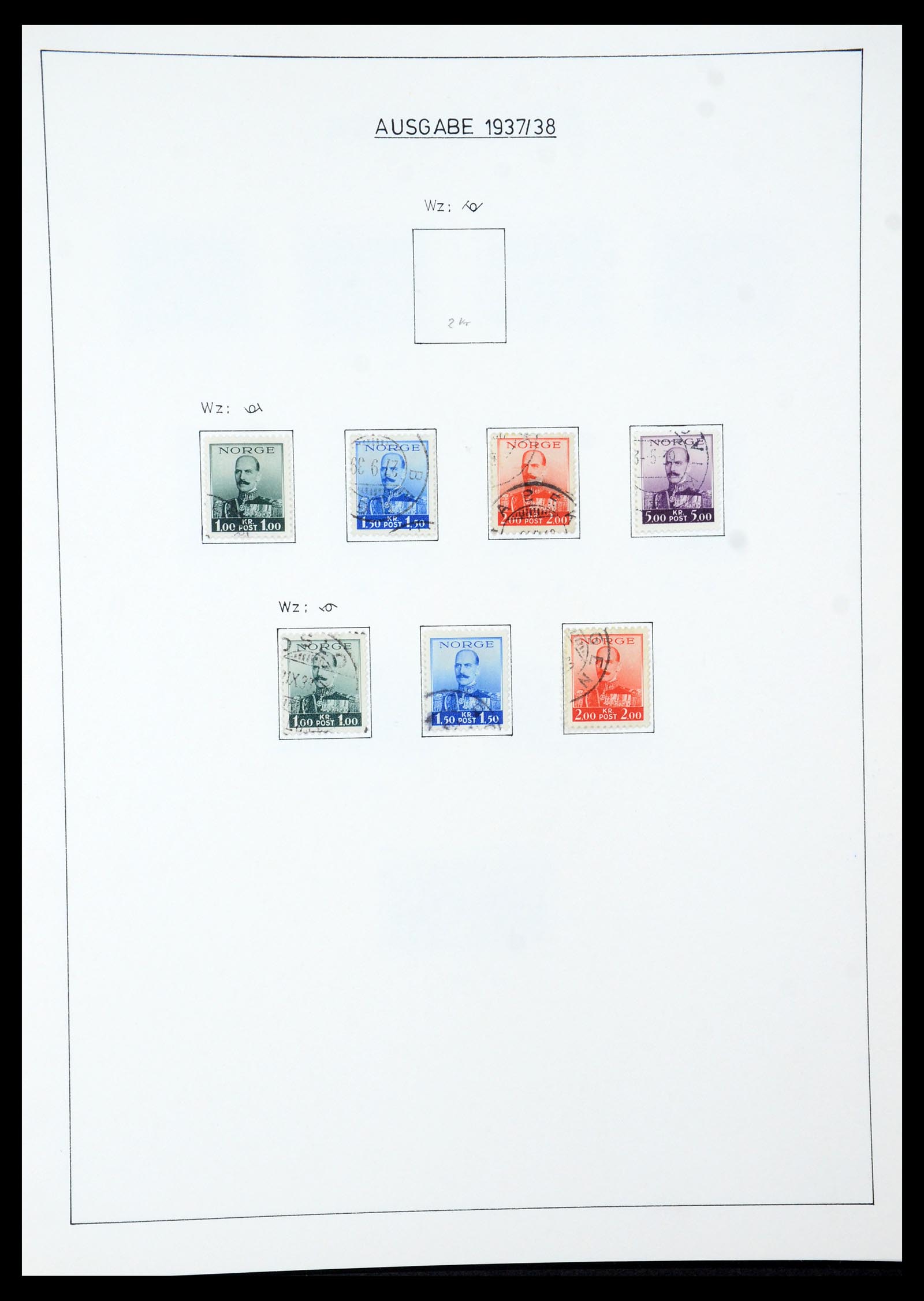 35265 044 - Postzegelverzameling 35265 Noorwegen 1922-1944.