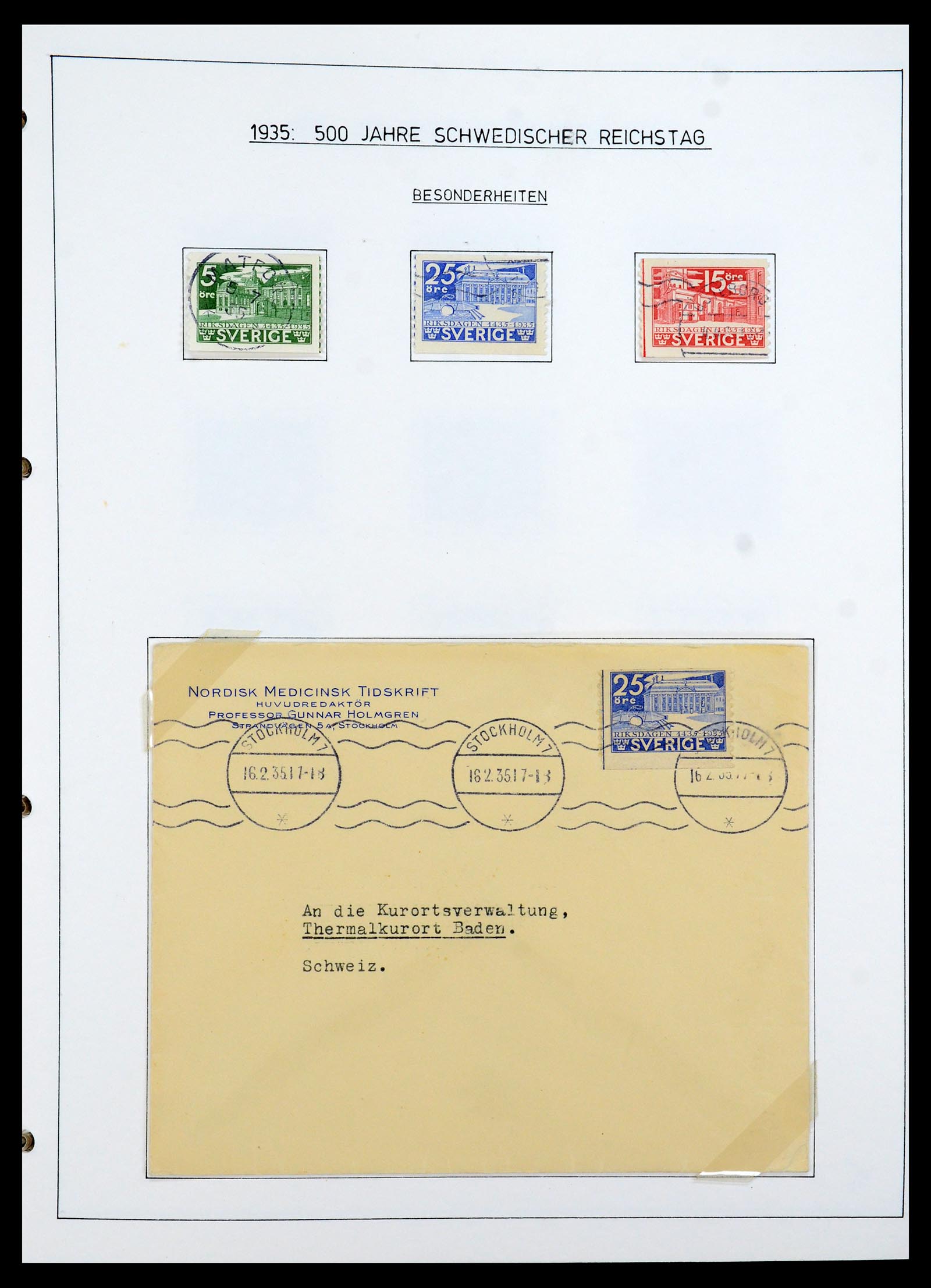 35269 005 - Postzegelverzameling 35269 Zweden 1932-1988.