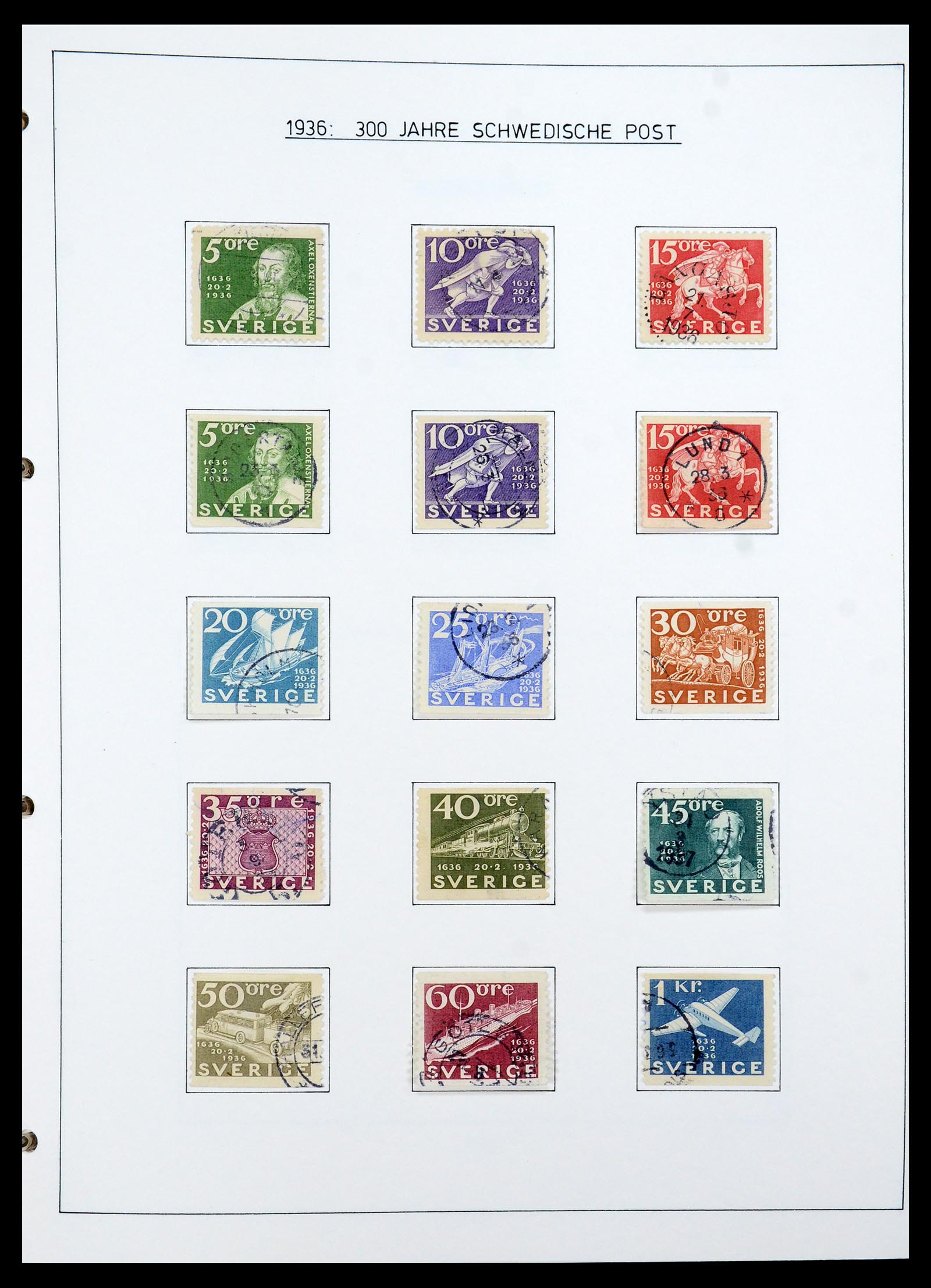 35269 006 - Postzegelverzameling 35269 Zweden 1932-1988.
