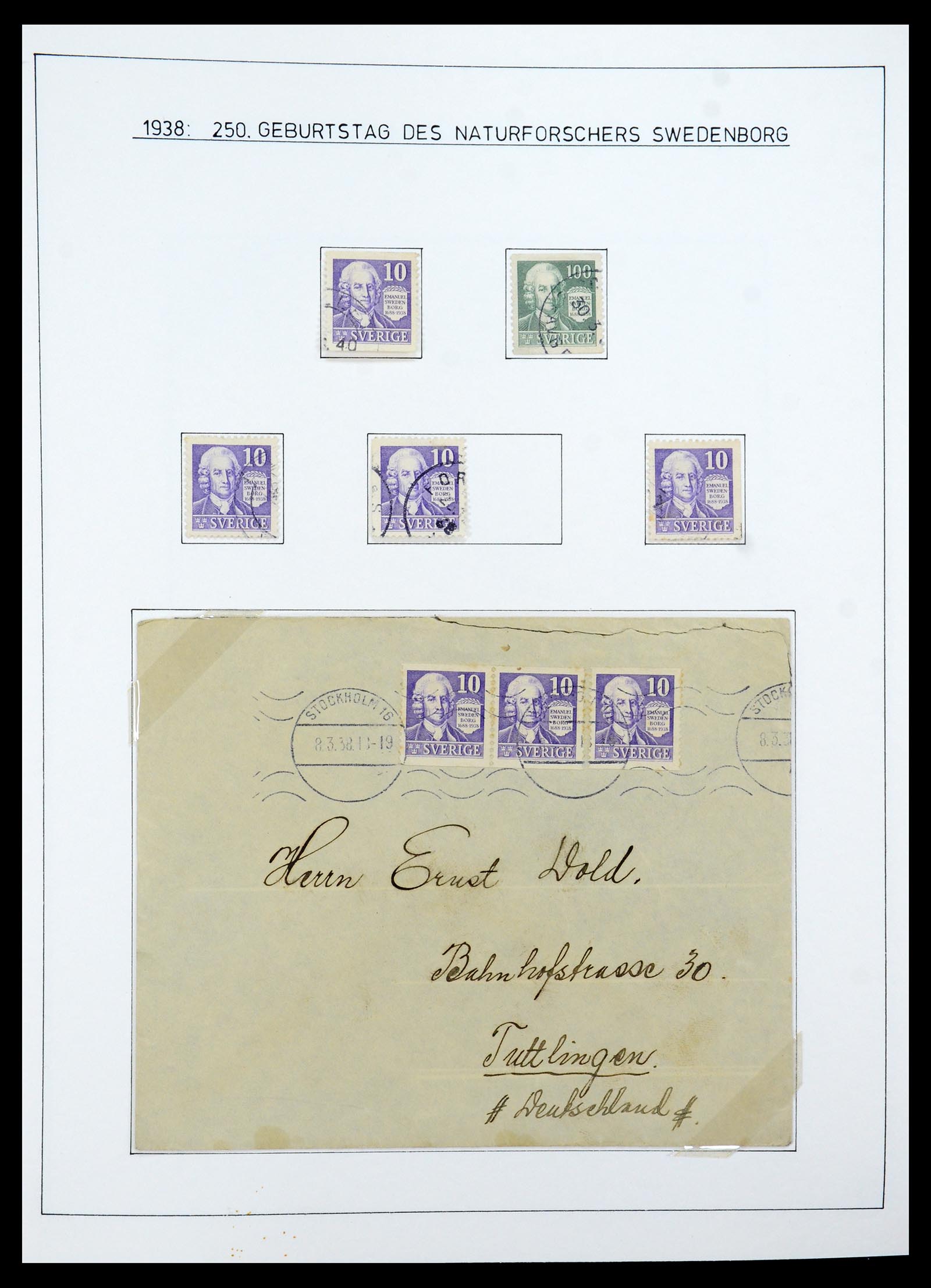 35269 009 - Postzegelverzameling 35269 Zweden 1932-1988.