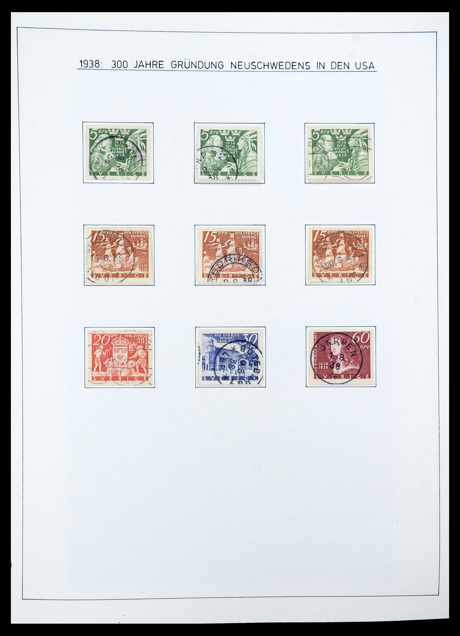 35269 011 - Postzegelverzameling 35269 Zweden 1932-1988.