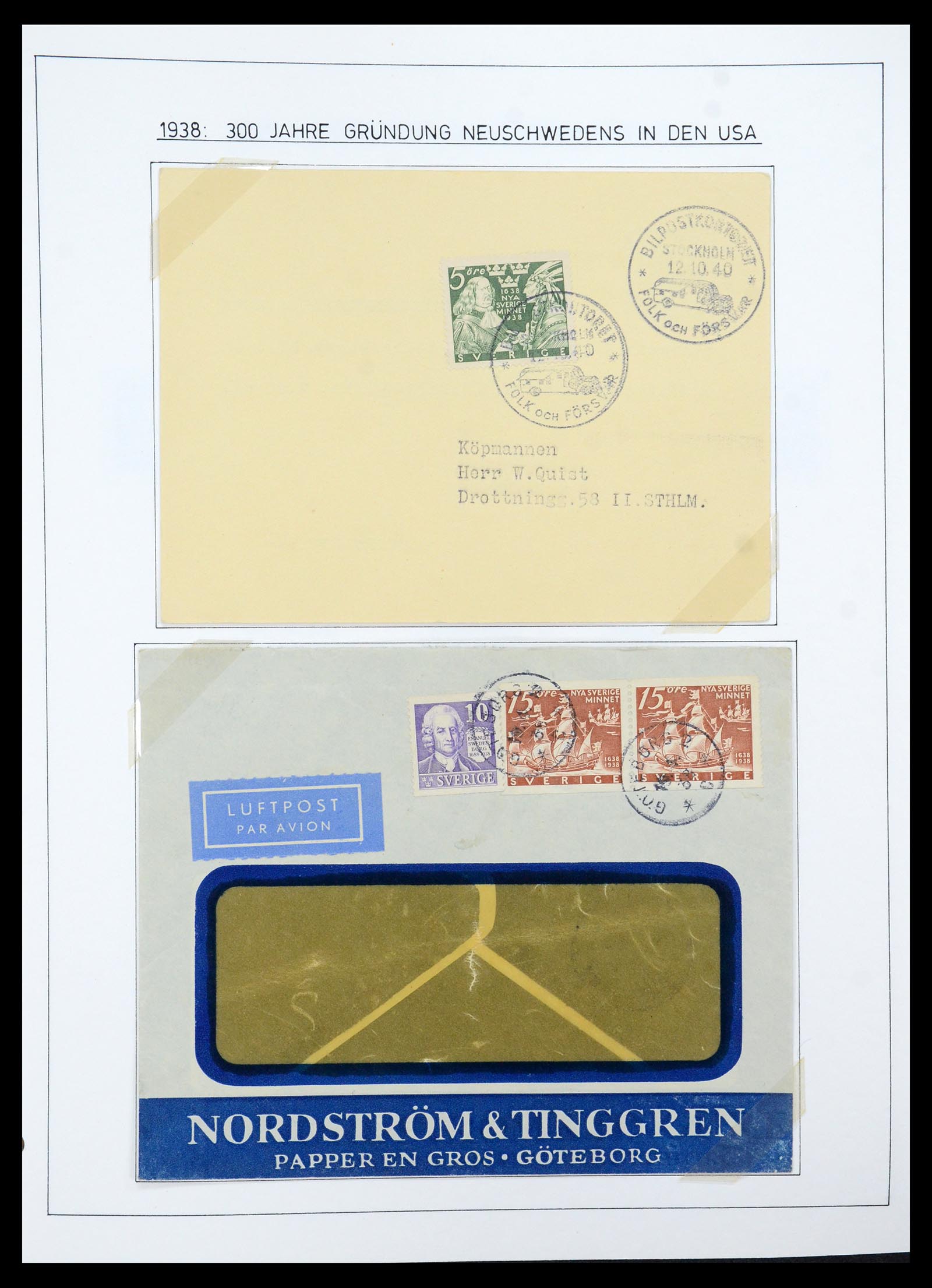 35269 012 - Postzegelverzameling 35269 Zweden 1932-1988.