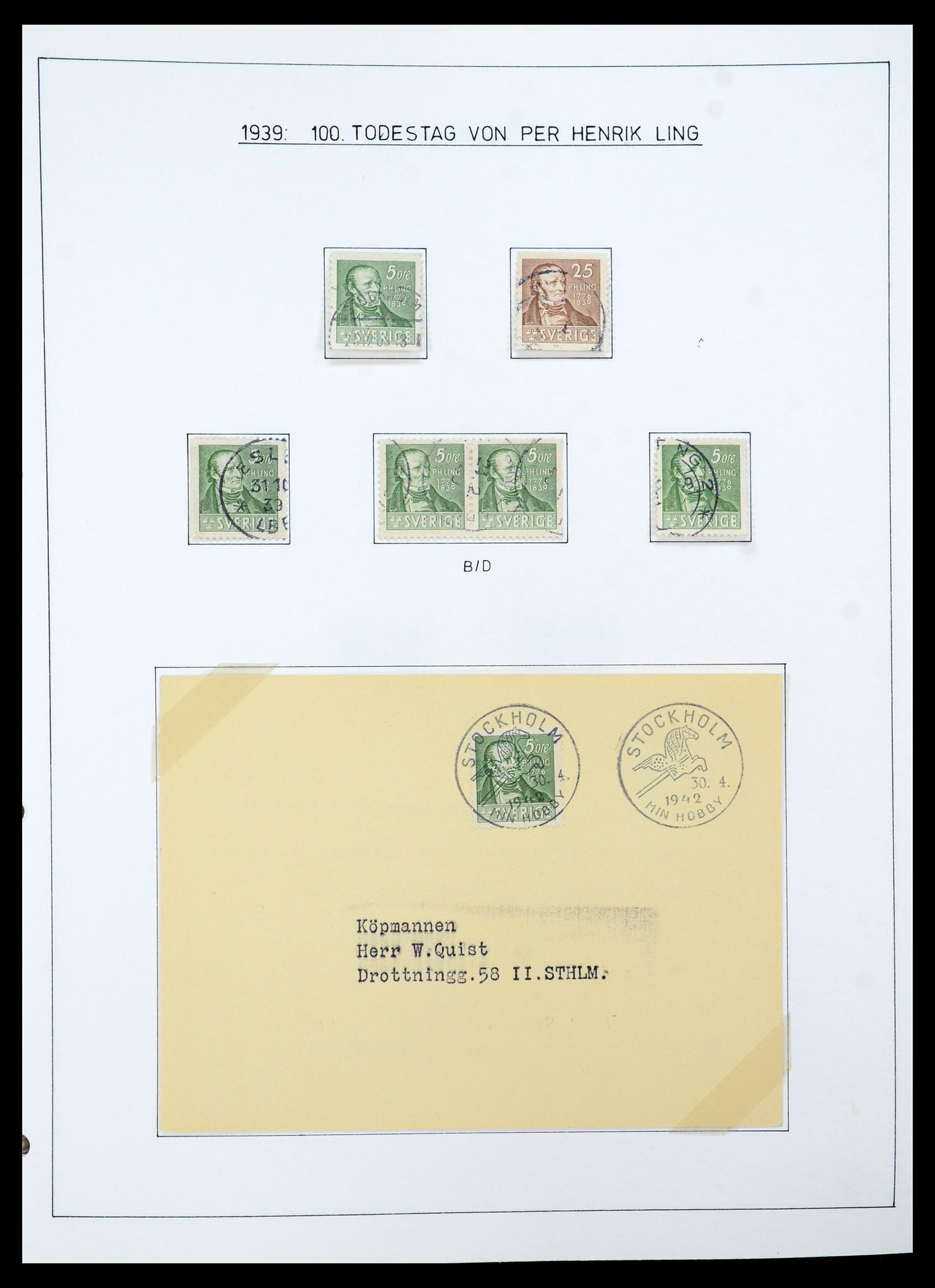 35269 015 - Postzegelverzameling 35269 Zweden 1932-1988.
