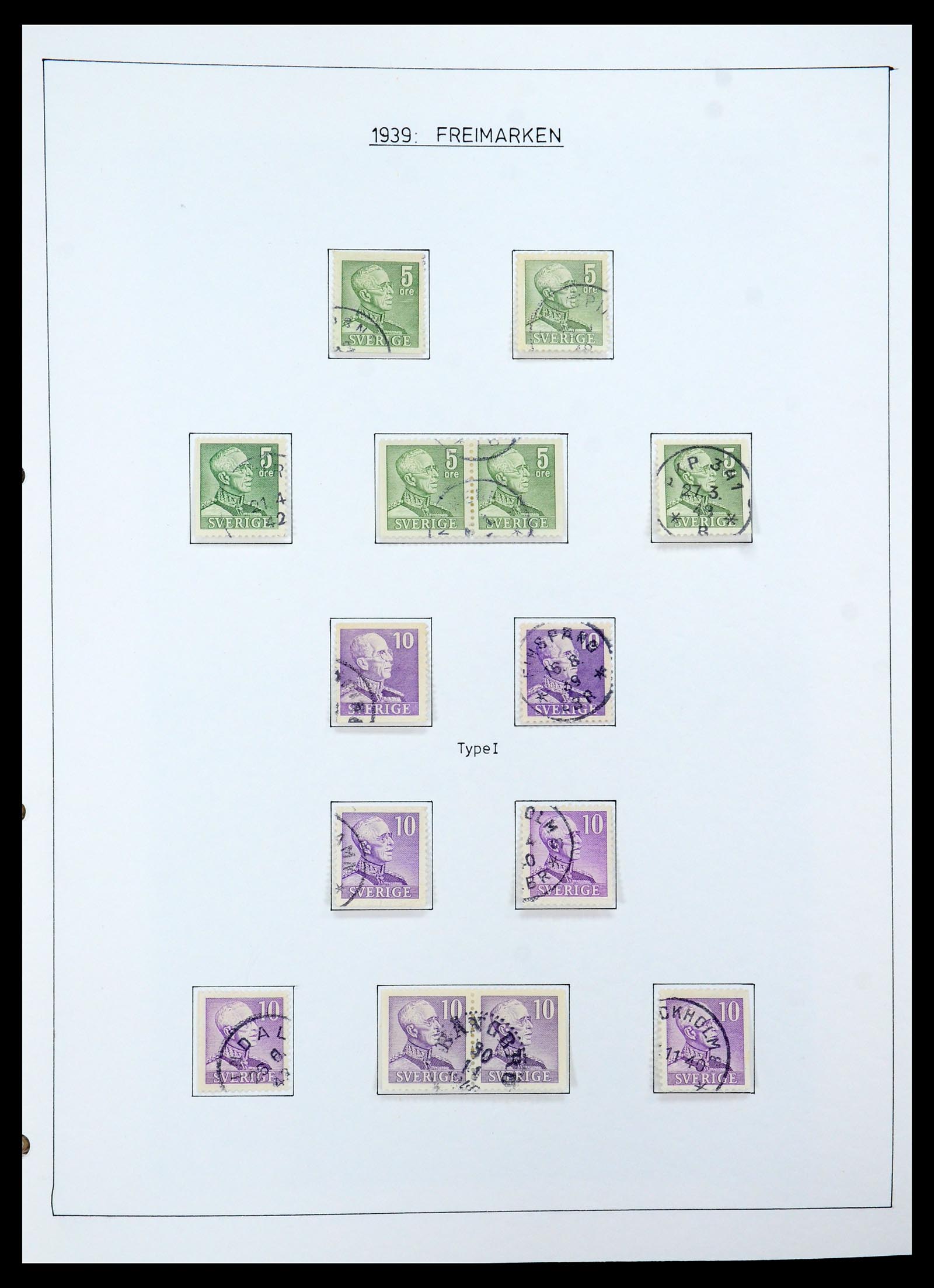 35269 016 - Postzegelverzameling 35269 Zweden 1932-1988.
