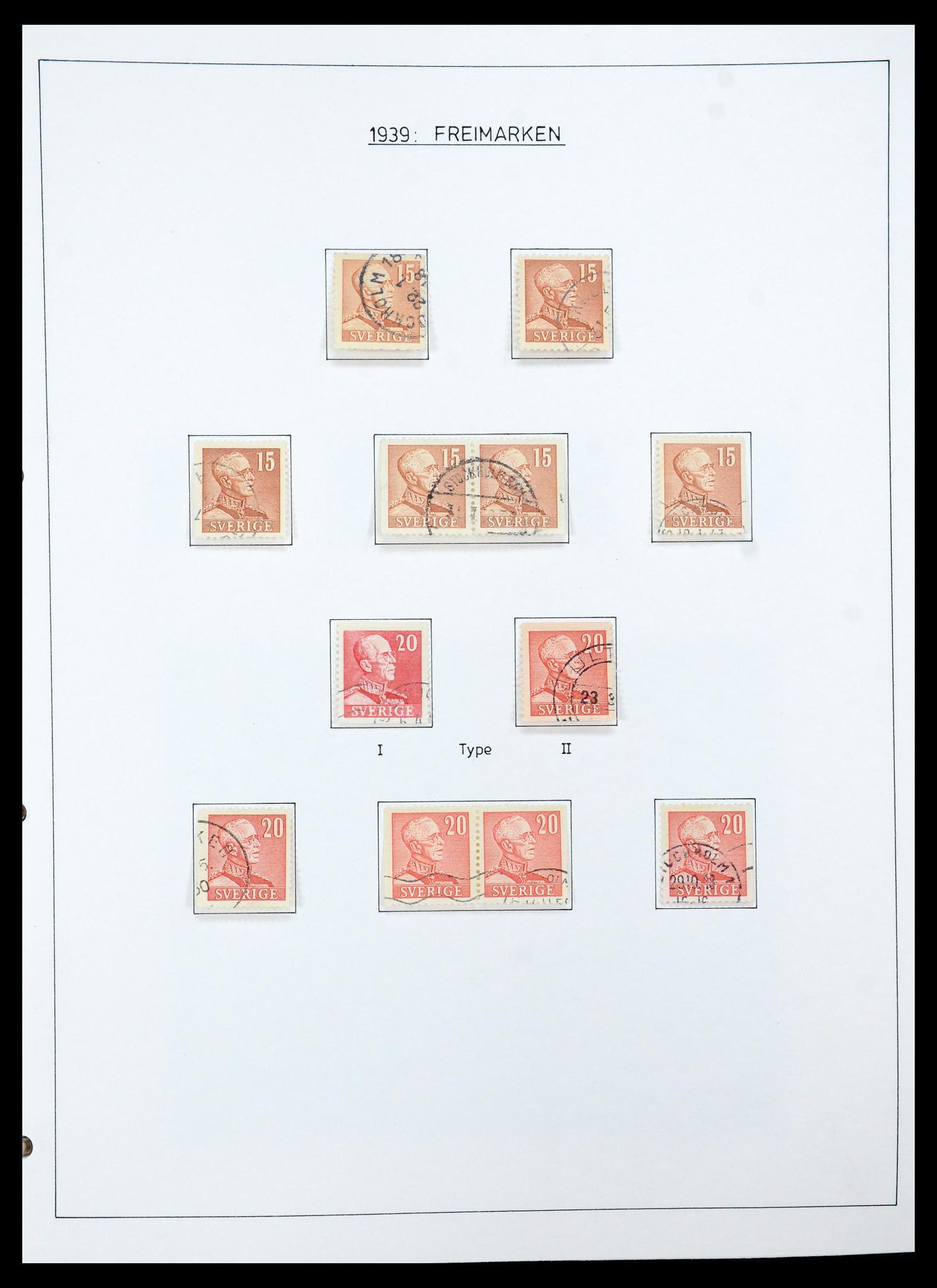 35269 019 - Postzegelverzameling 35269 Zweden 1932-1988.