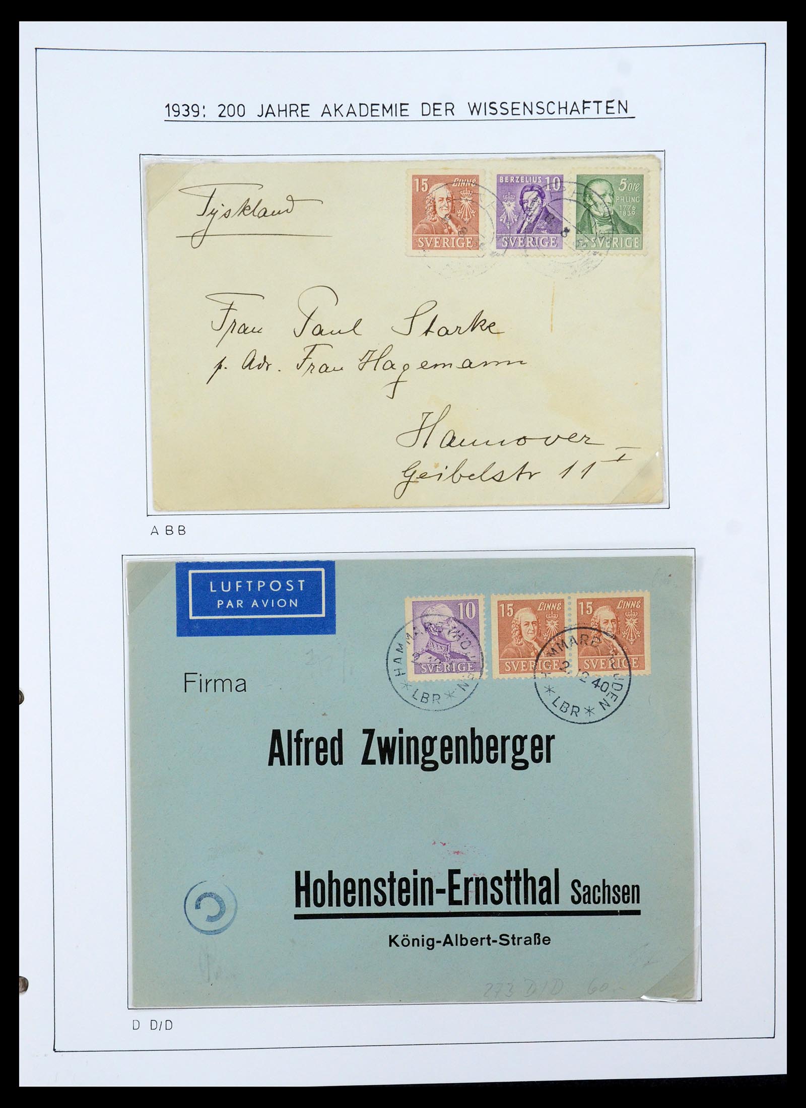 35269 023 - Postzegelverzameling 35269 Zweden 1932-1988.