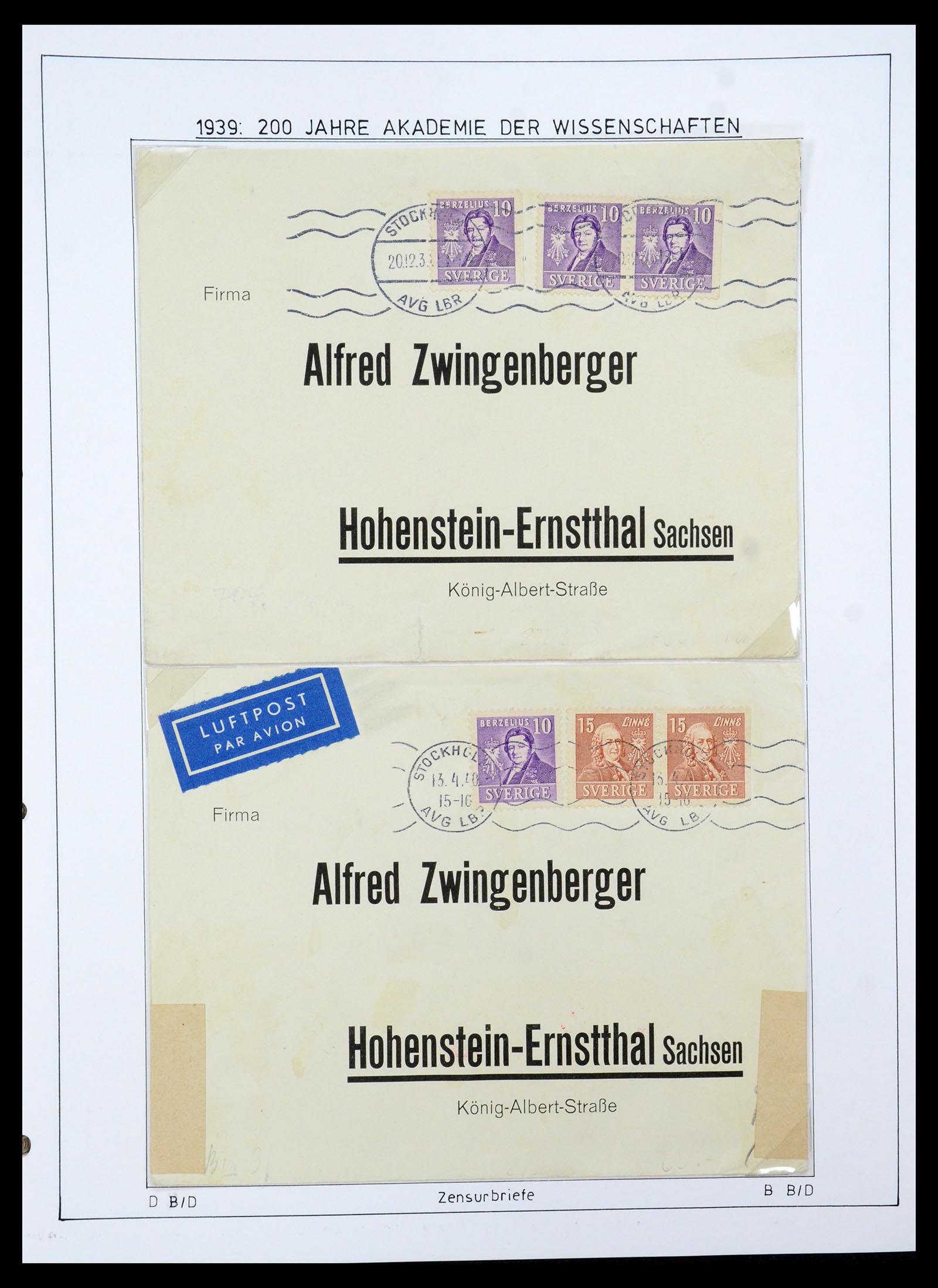 35269 024 - Postzegelverzameling 35269 Zweden 1932-1988.