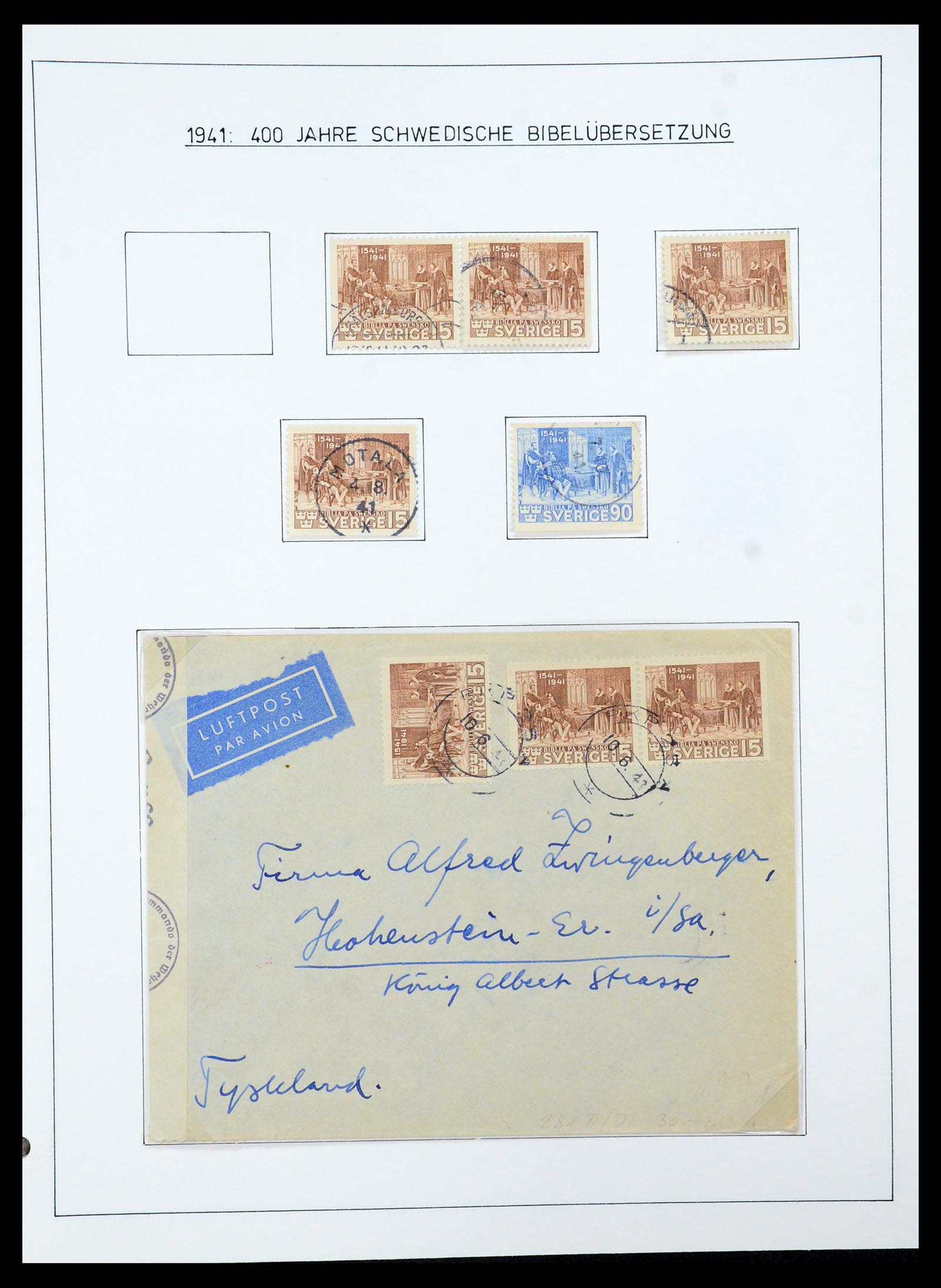 35269 027 - Postzegelverzameling 35269 Zweden 1932-1988.
