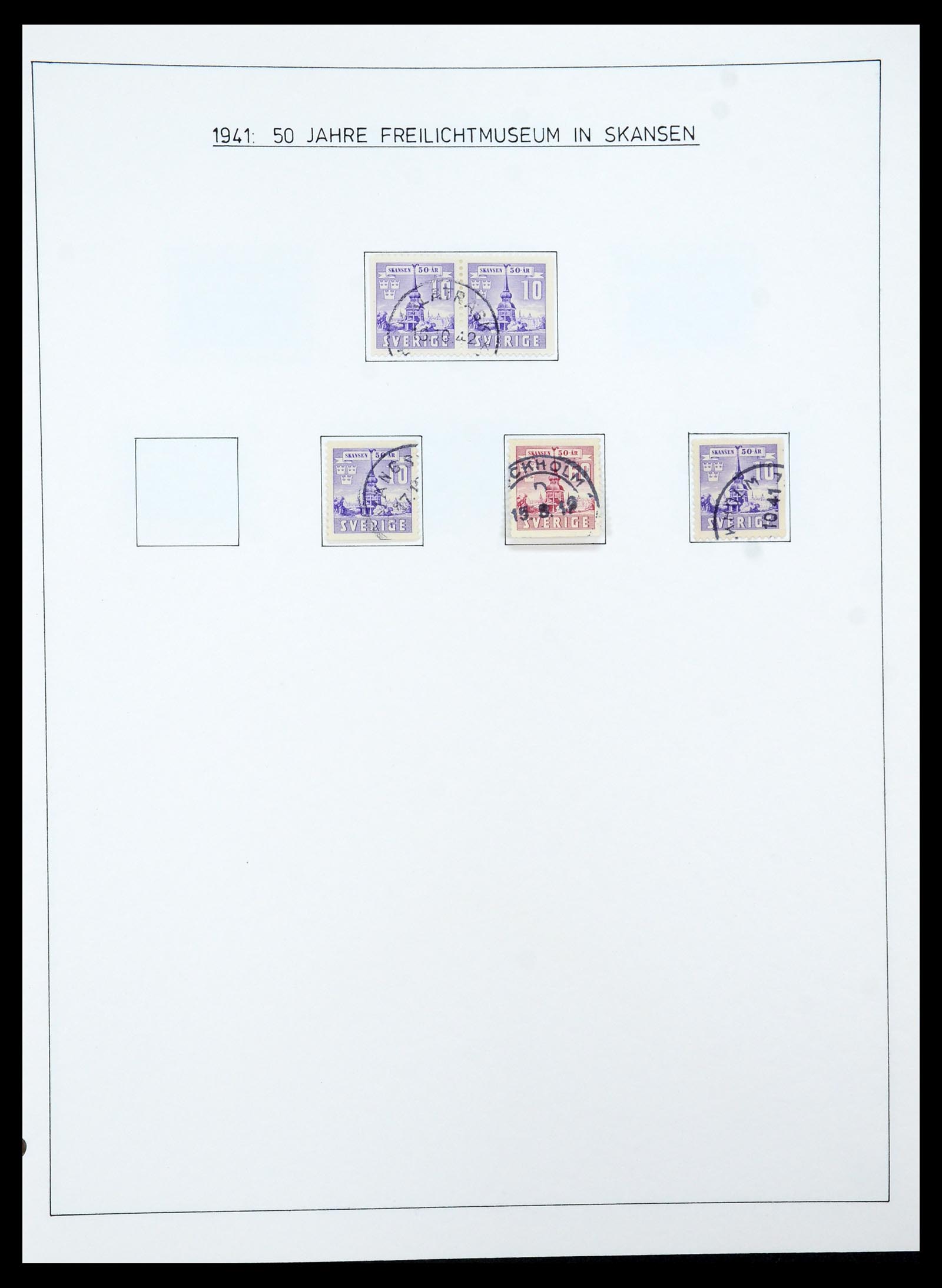 35269 028 - Postzegelverzameling 35269 Zweden 1932-1988.