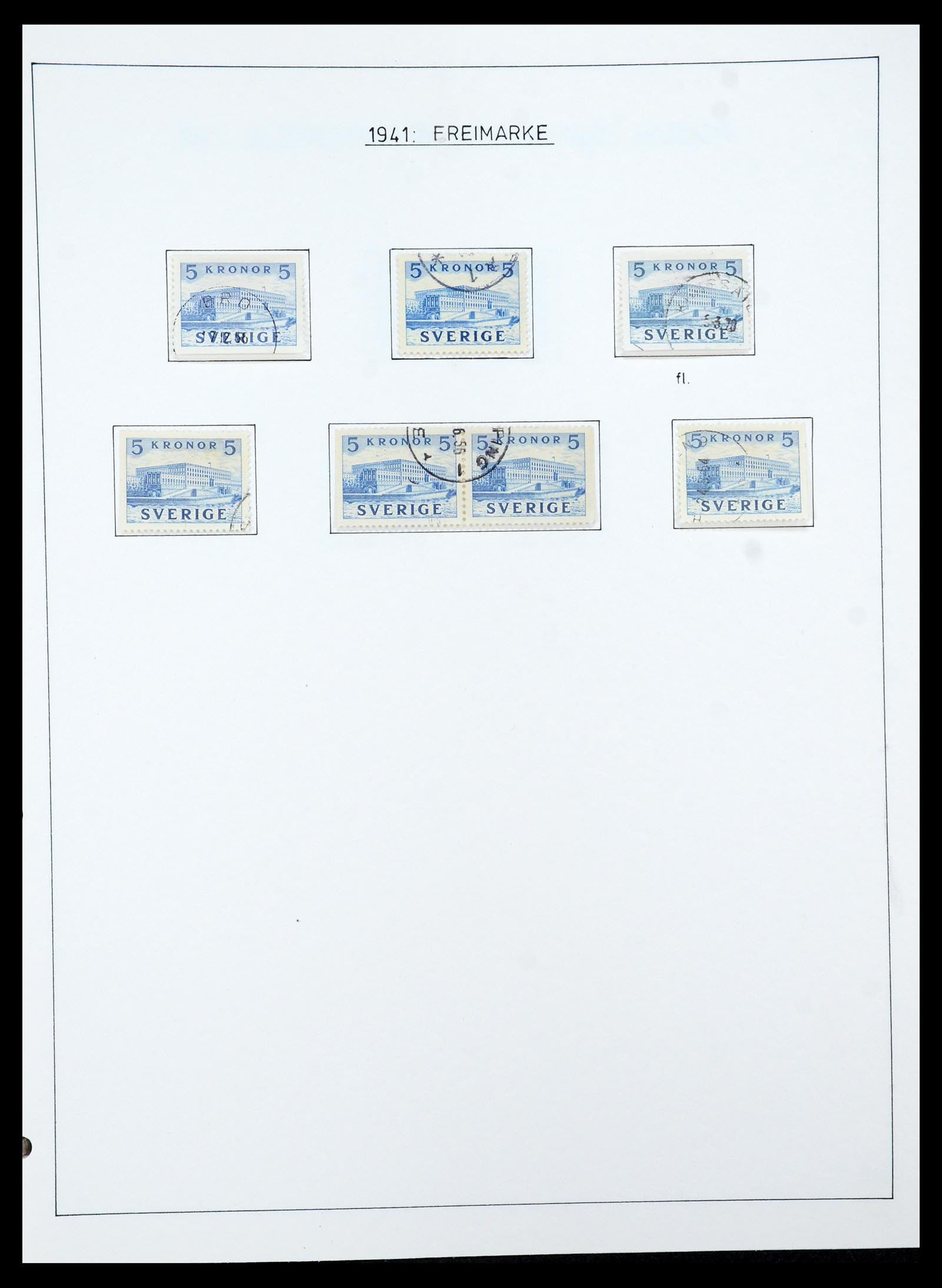 35269 029 - Postzegelverzameling 35269 Zweden 1932-1988.