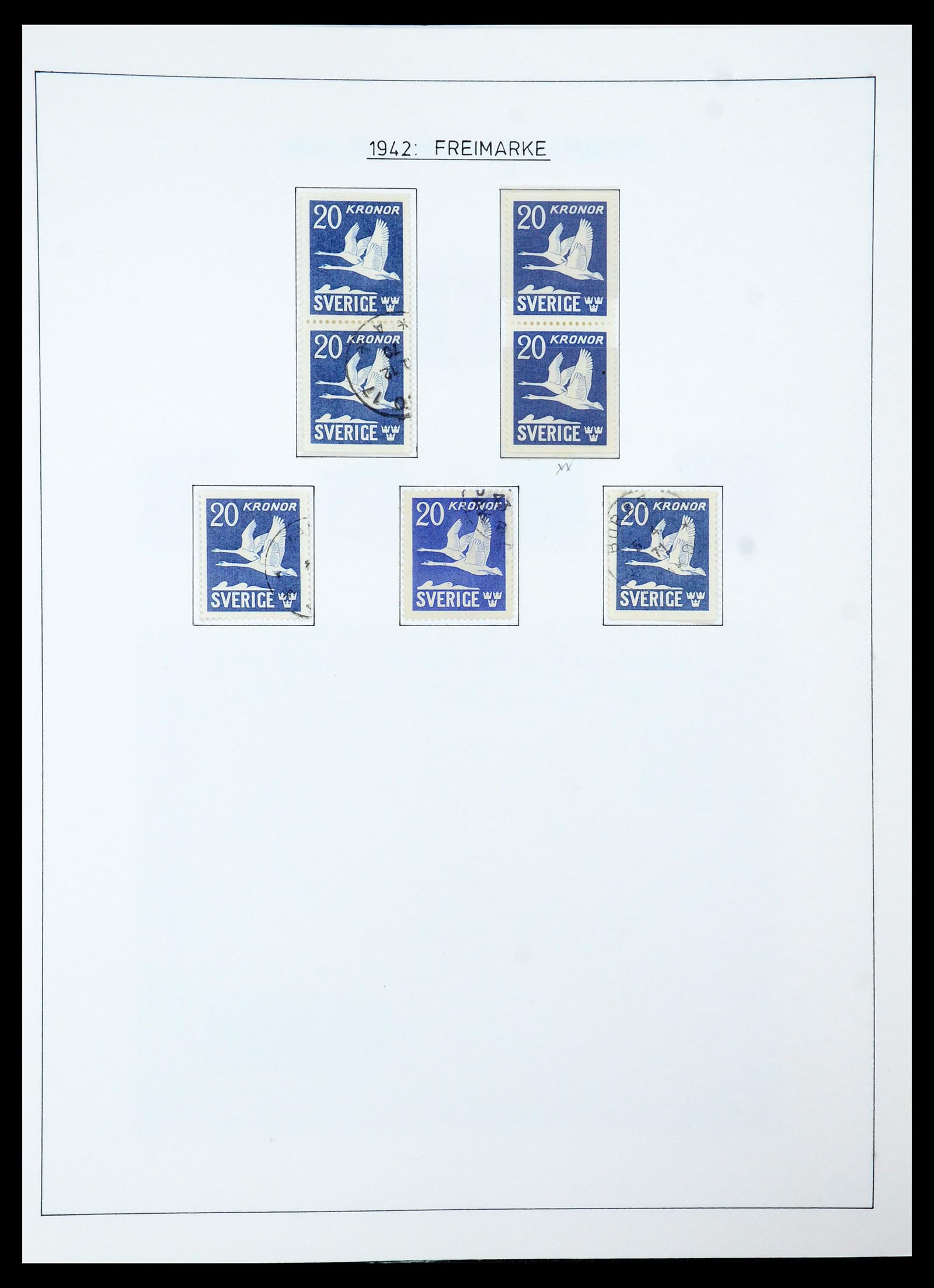 35269 032 - Postzegelverzameling 35269 Zweden 1932-1988.