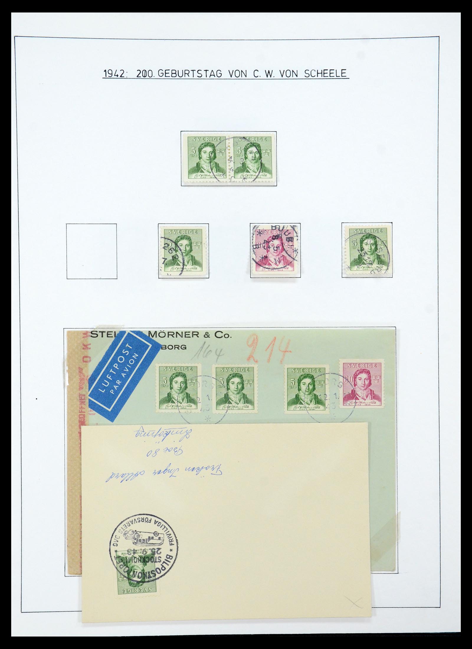 35269 035 - Postzegelverzameling 35269 Zweden 1932-1988.