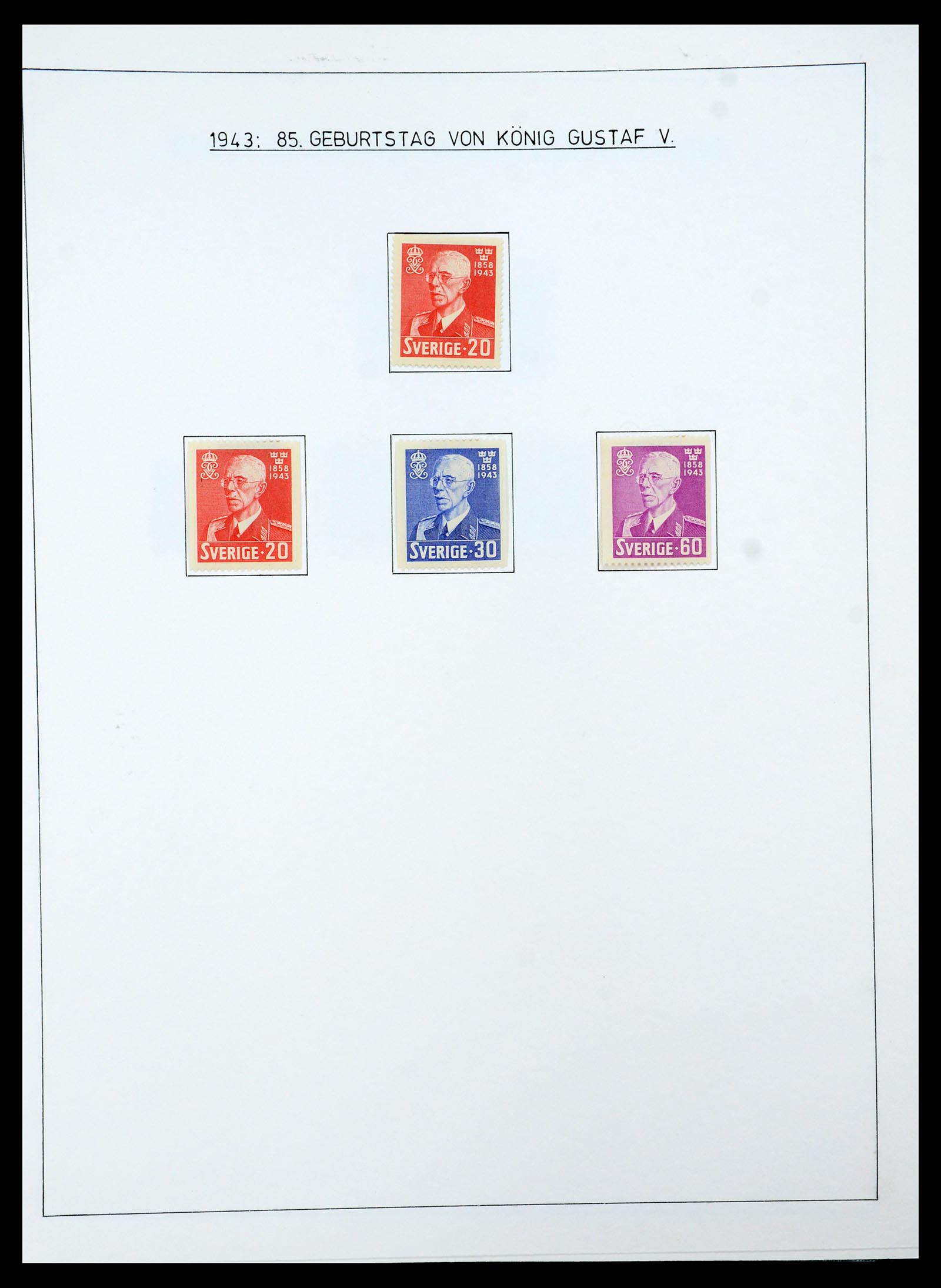 35269 036 - Postzegelverzameling 35269 Zweden 1932-1988.