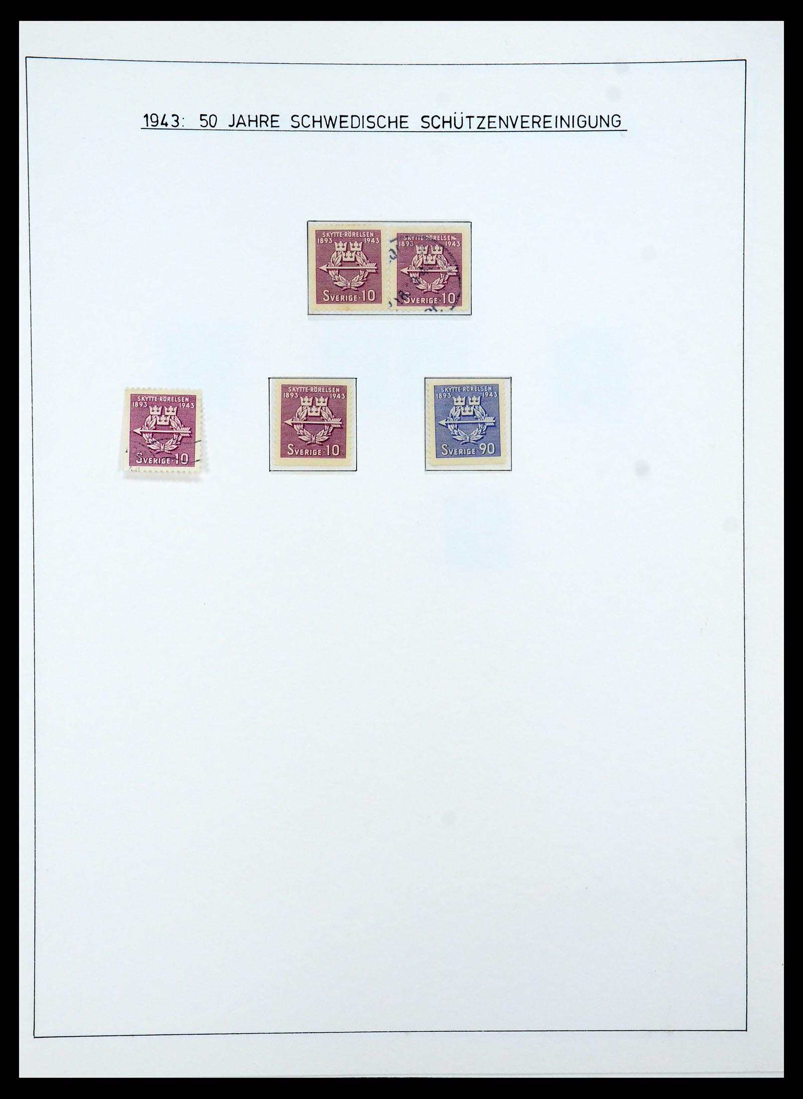 35269 037 - Postzegelverzameling 35269 Zweden 1932-1988.