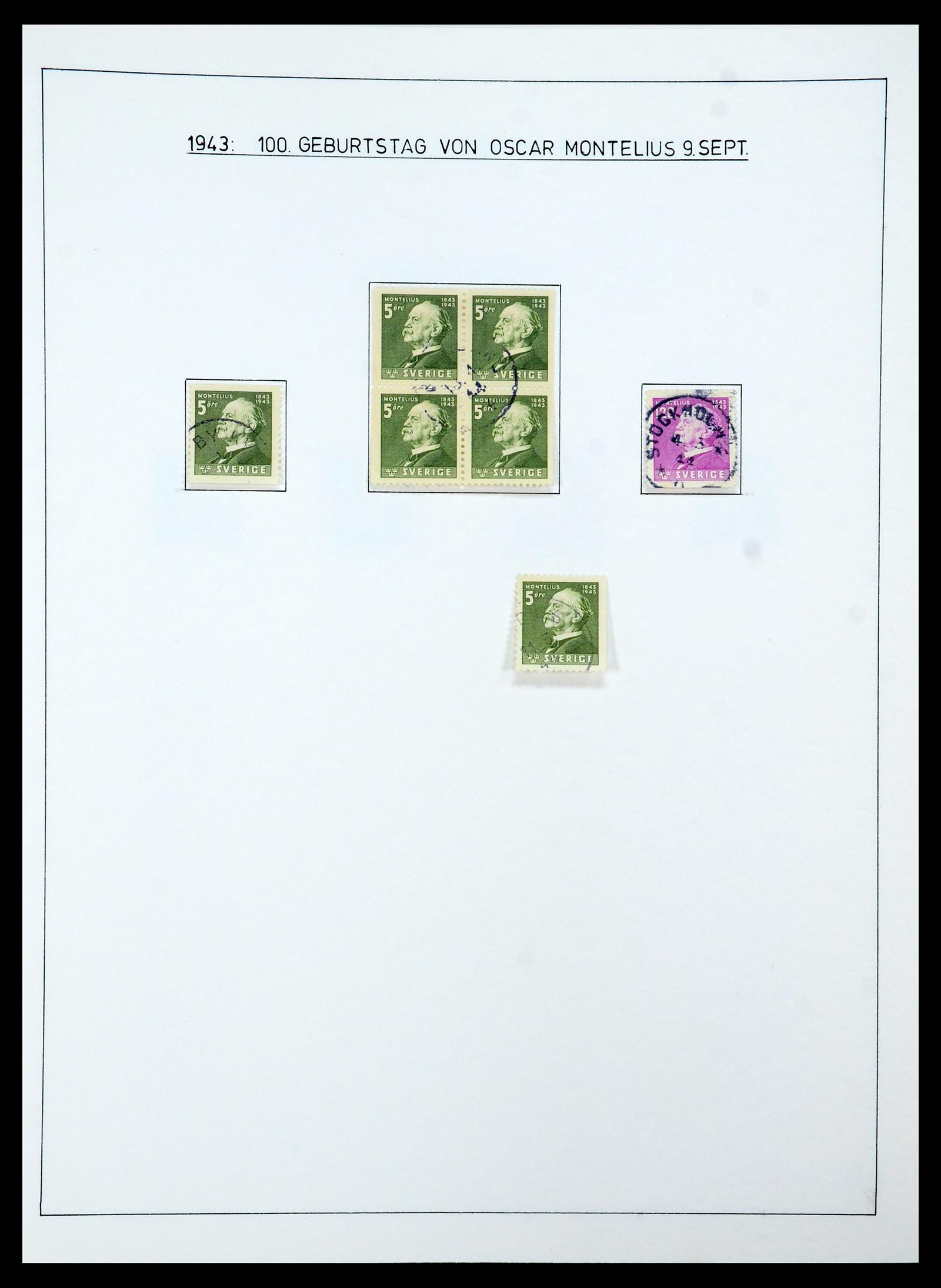 35269 038 - Postzegelverzameling 35269 Zweden 1932-1988.