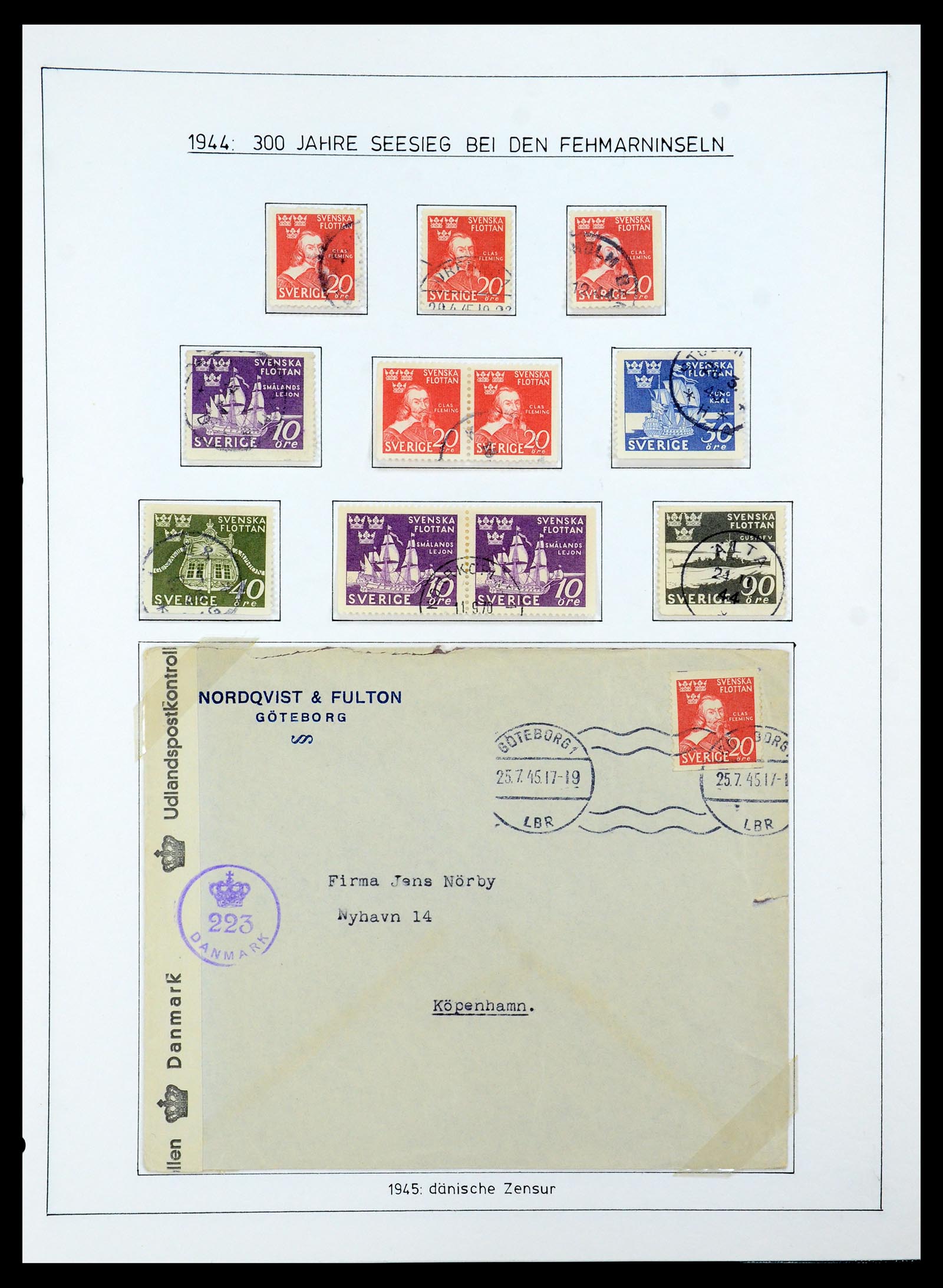 35269 040 - Postzegelverzameling 35269 Zweden 1932-1988.