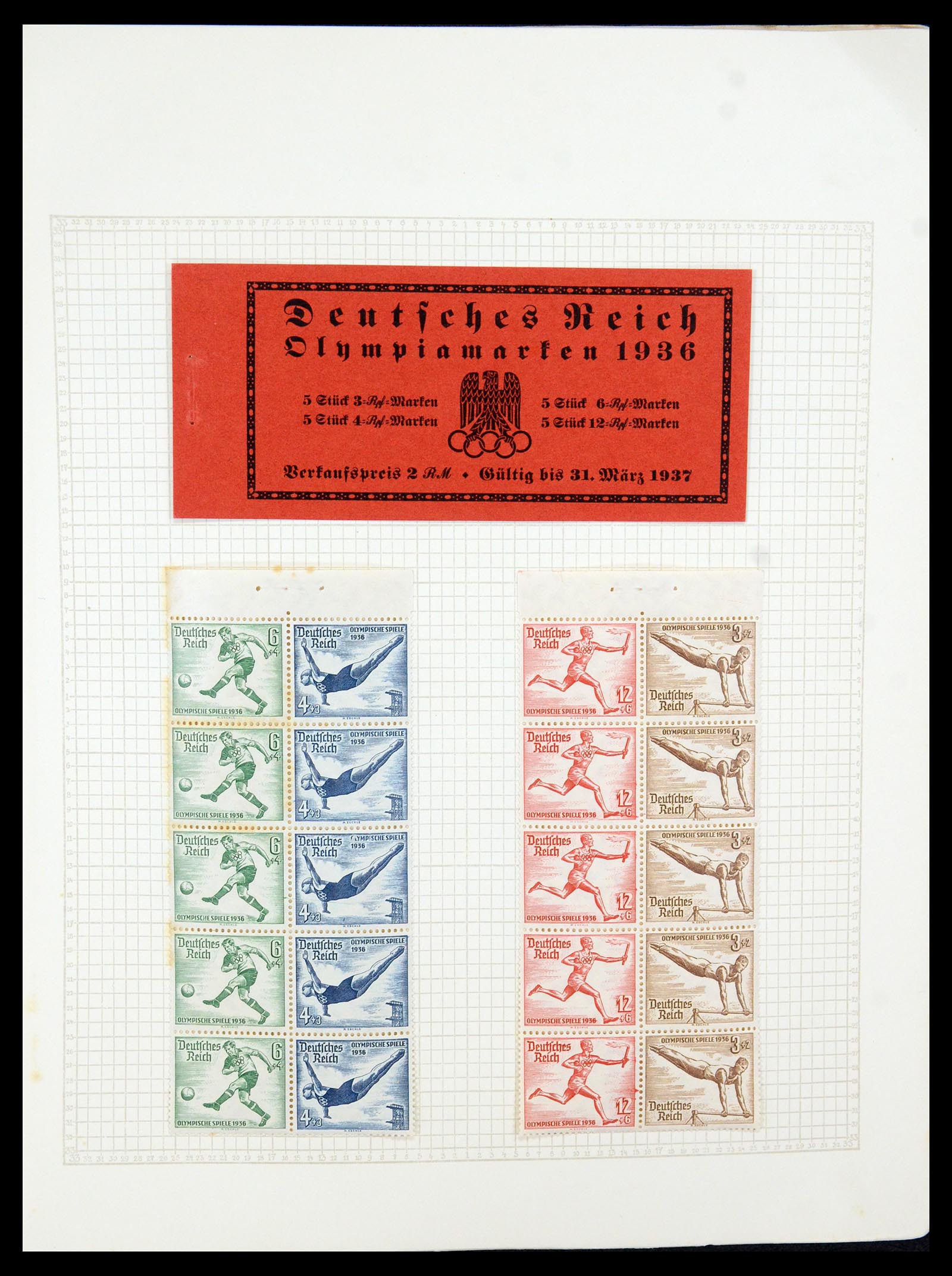 35270 037 - Stamp Collection 35270 German Reich combinations 1912-1941.
