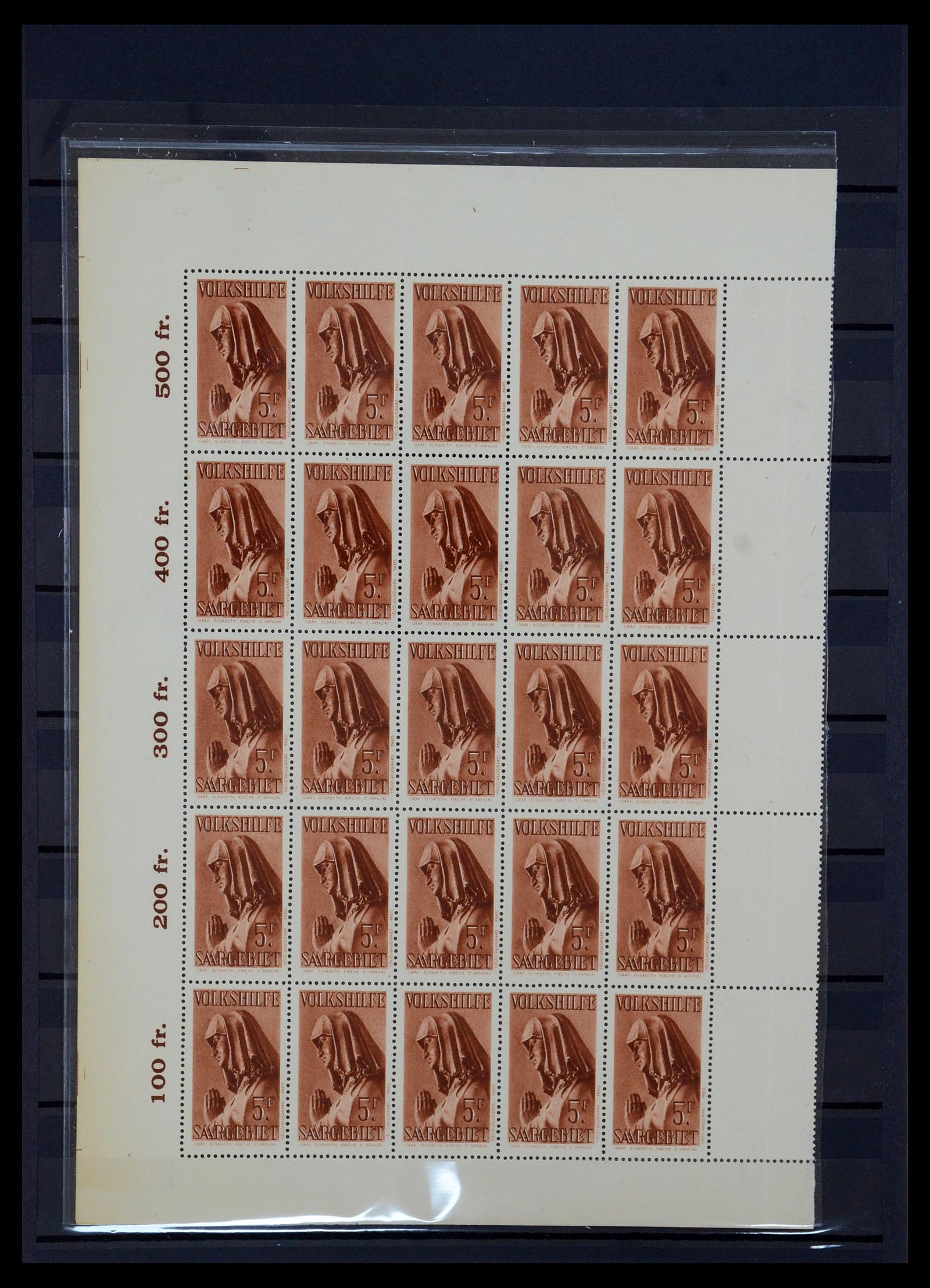 35272 001 - Postzegelverzameling 35272 Saar 1934.