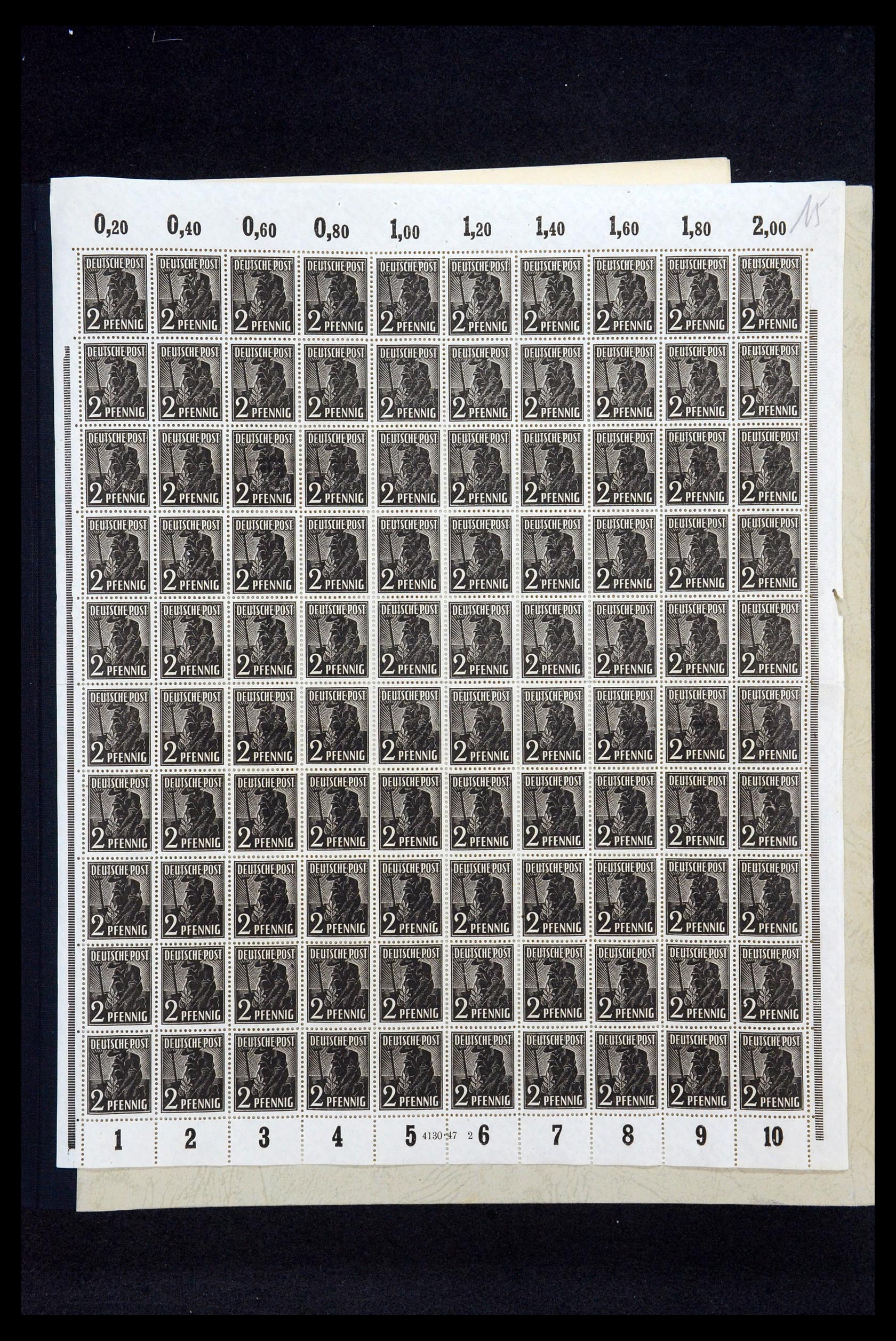 35277 001 - Postzegelverzameling 35277 Sovjet Zone en DDR 1945-1961.