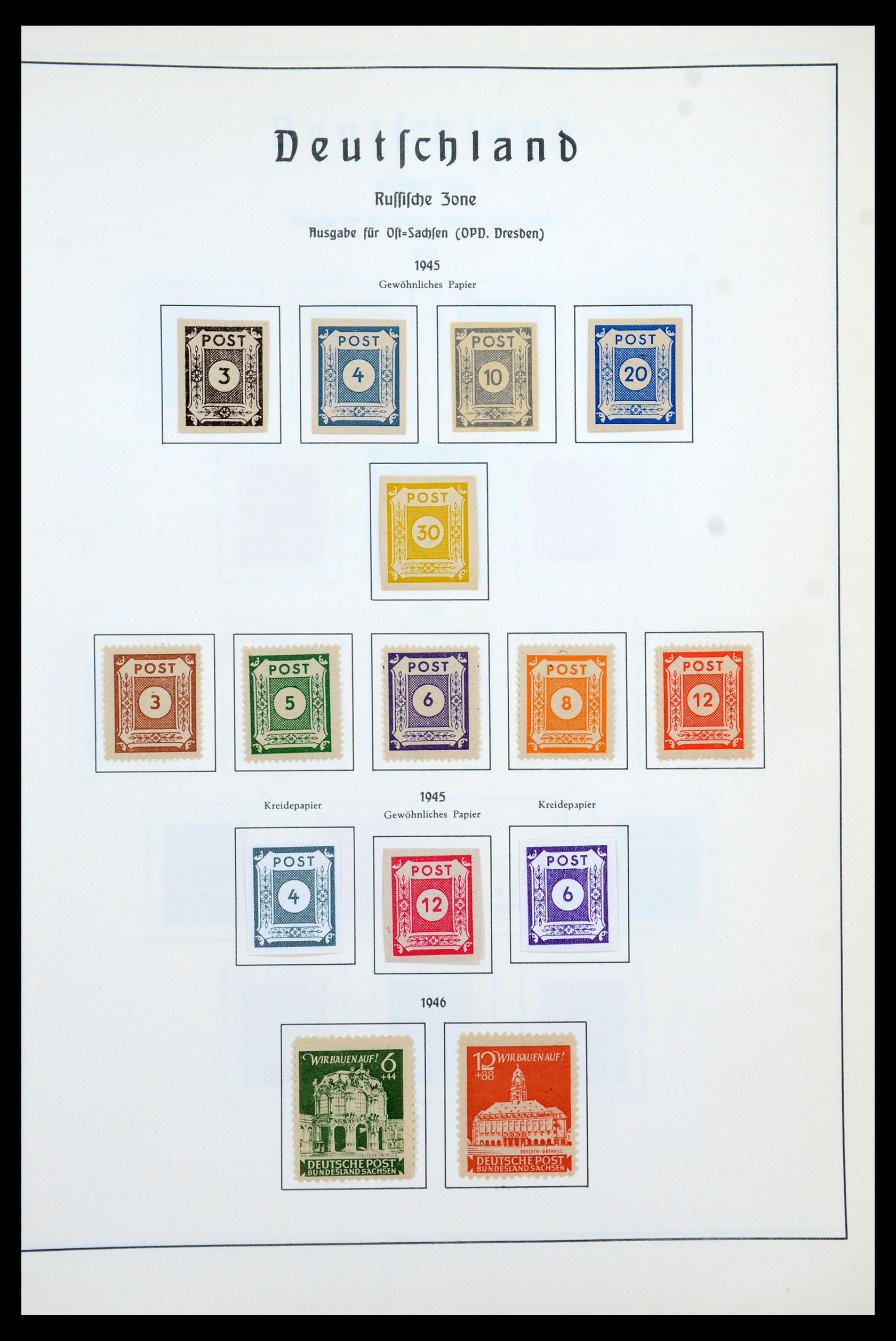 35277 007 - Postzegelverzameling 35277 Sovjet Zone en DDR 1945-1961.