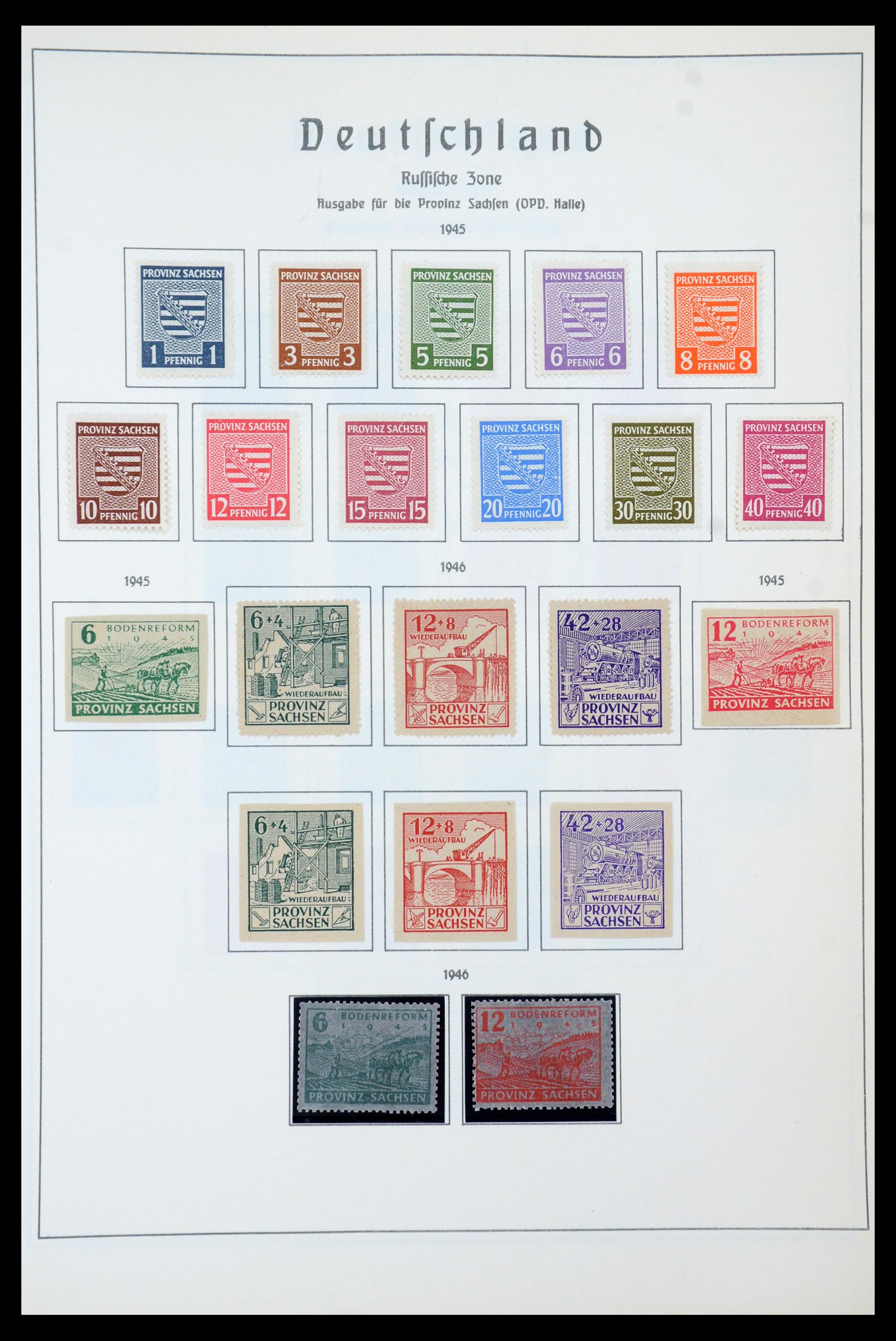 35277 009 - Postzegelverzameling 35277 Sovjet Zone en DDR 1945-1961.