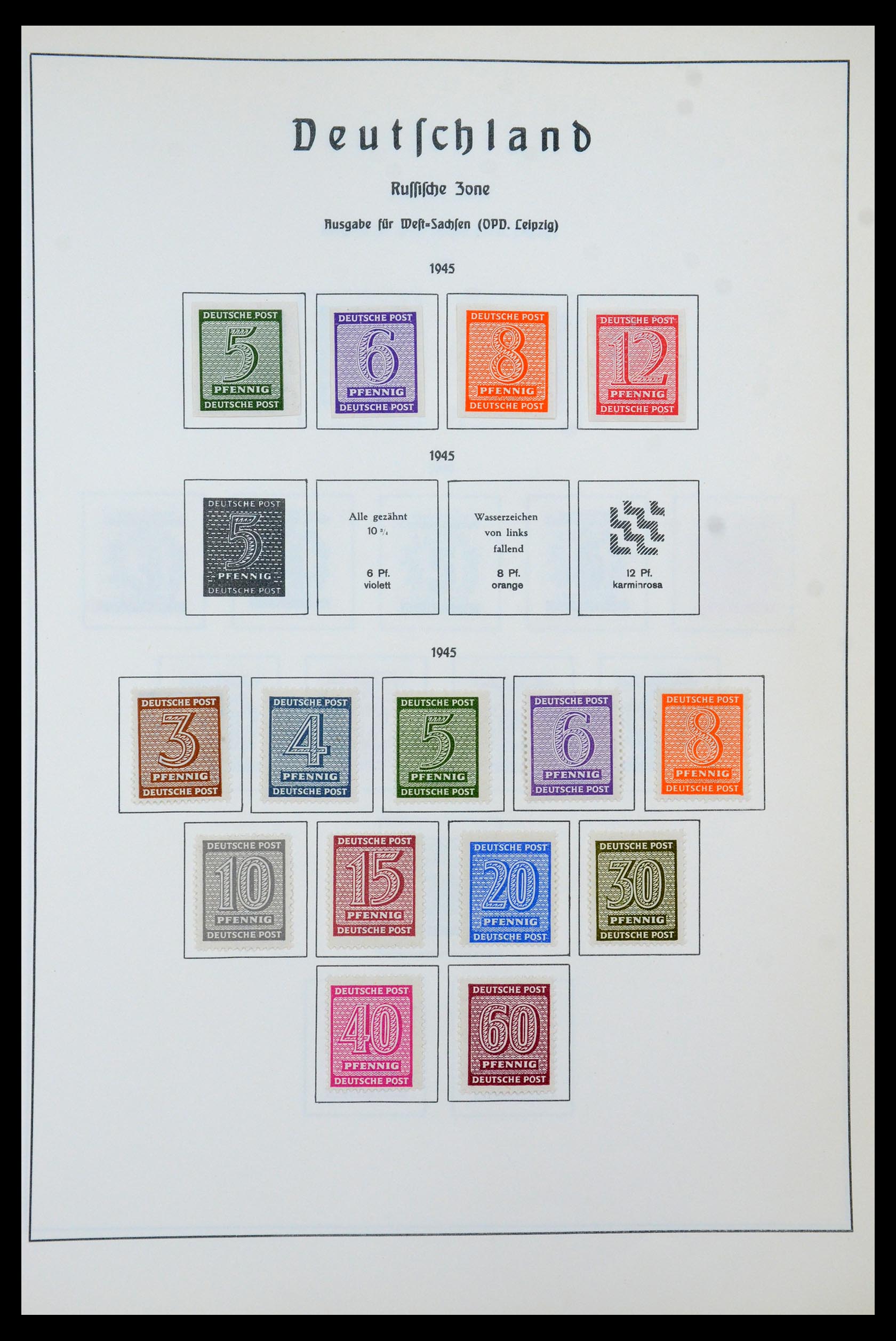 35277 011 - Stamp Collection 35277 Soviet Zone and GDR 1945-1961.