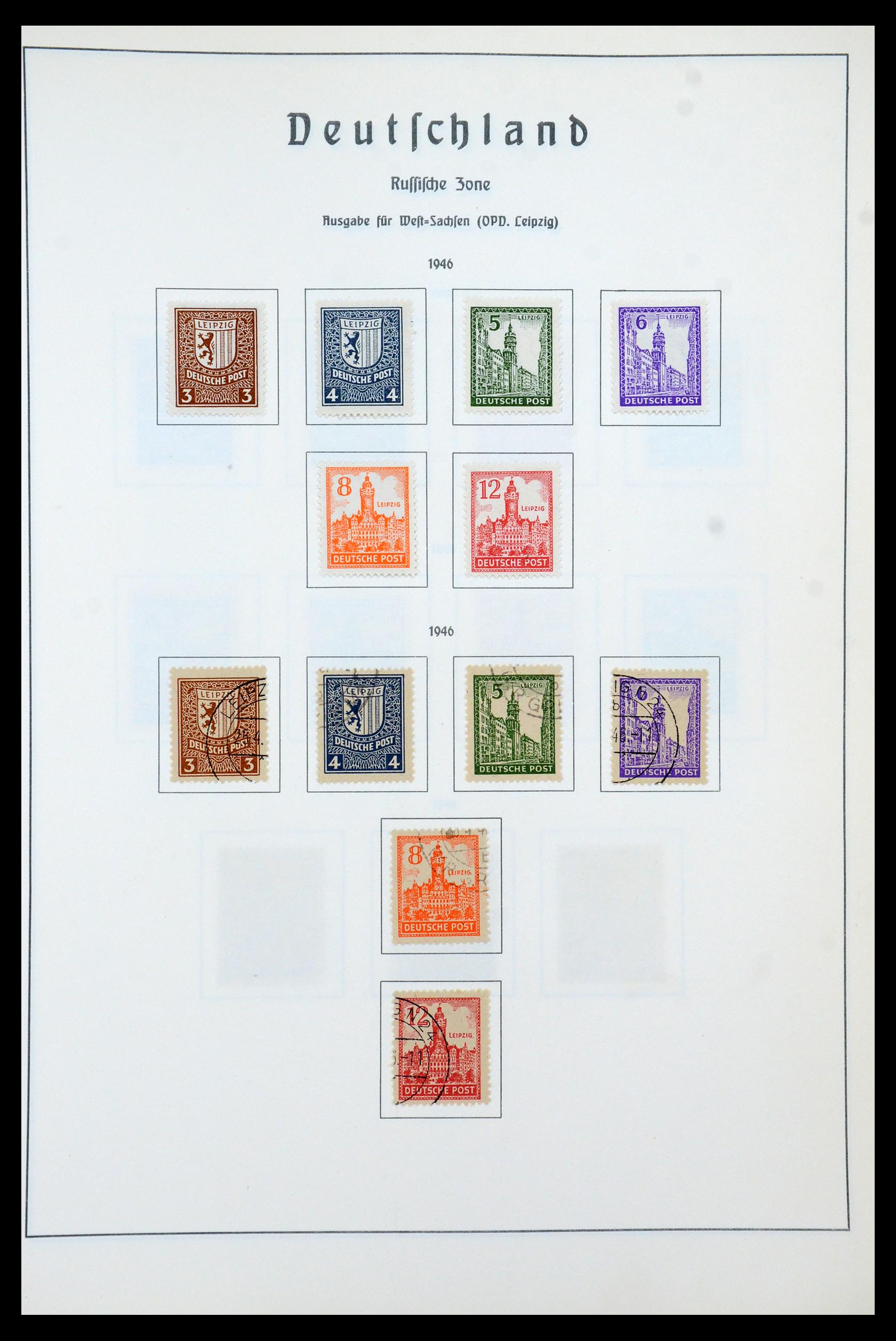 35277 012 - Postzegelverzameling 35277 Sovjet Zone en DDR 1945-1961.