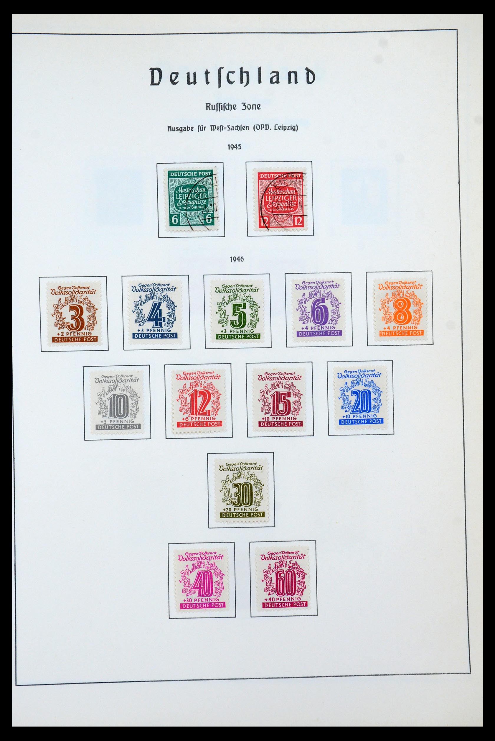 35277 013 - Stamp Collection 35277 Soviet Zone and GDR 1945-1961.