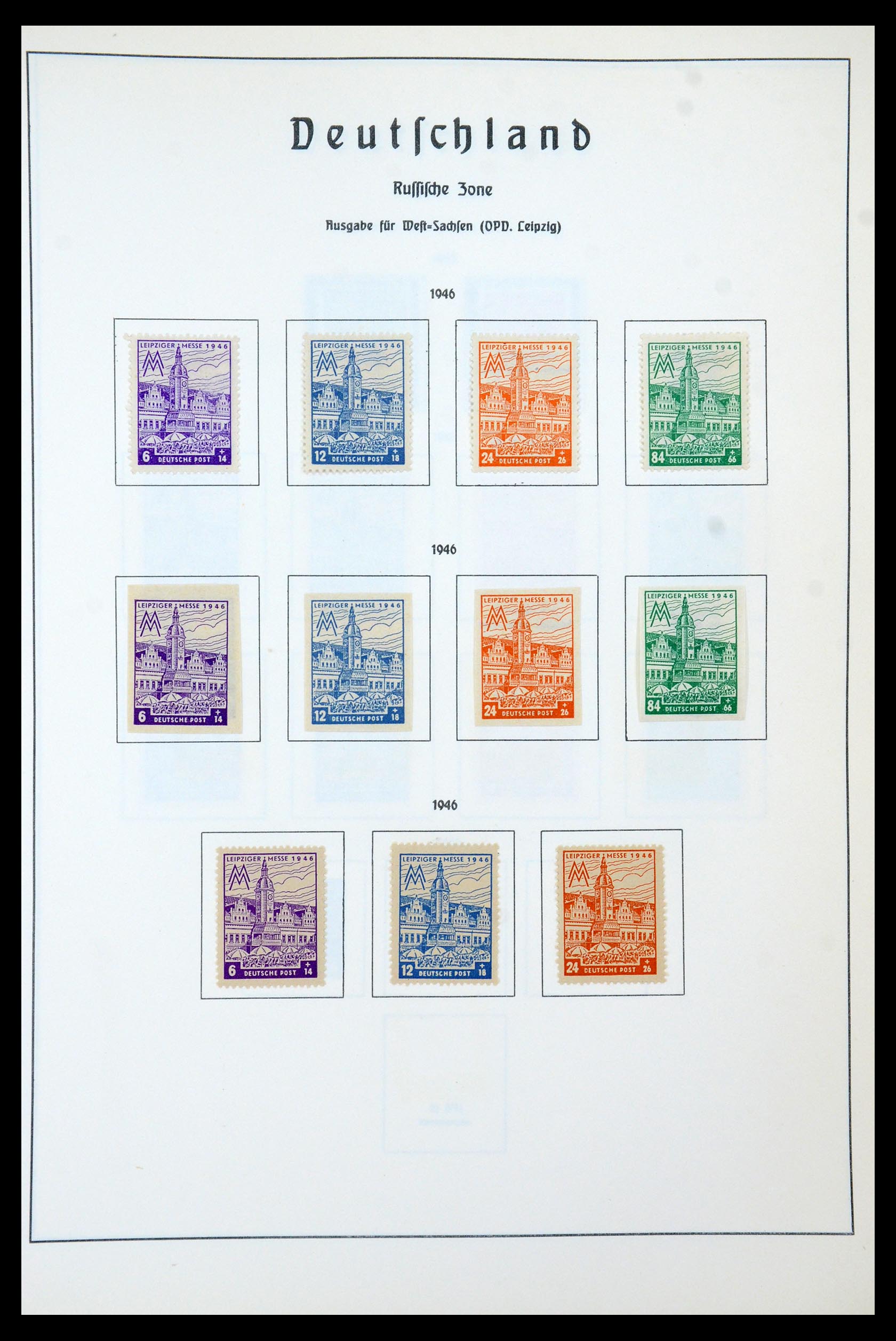 35277 014 - Postzegelverzameling 35277 Sovjet Zone en DDR 1945-1961.
