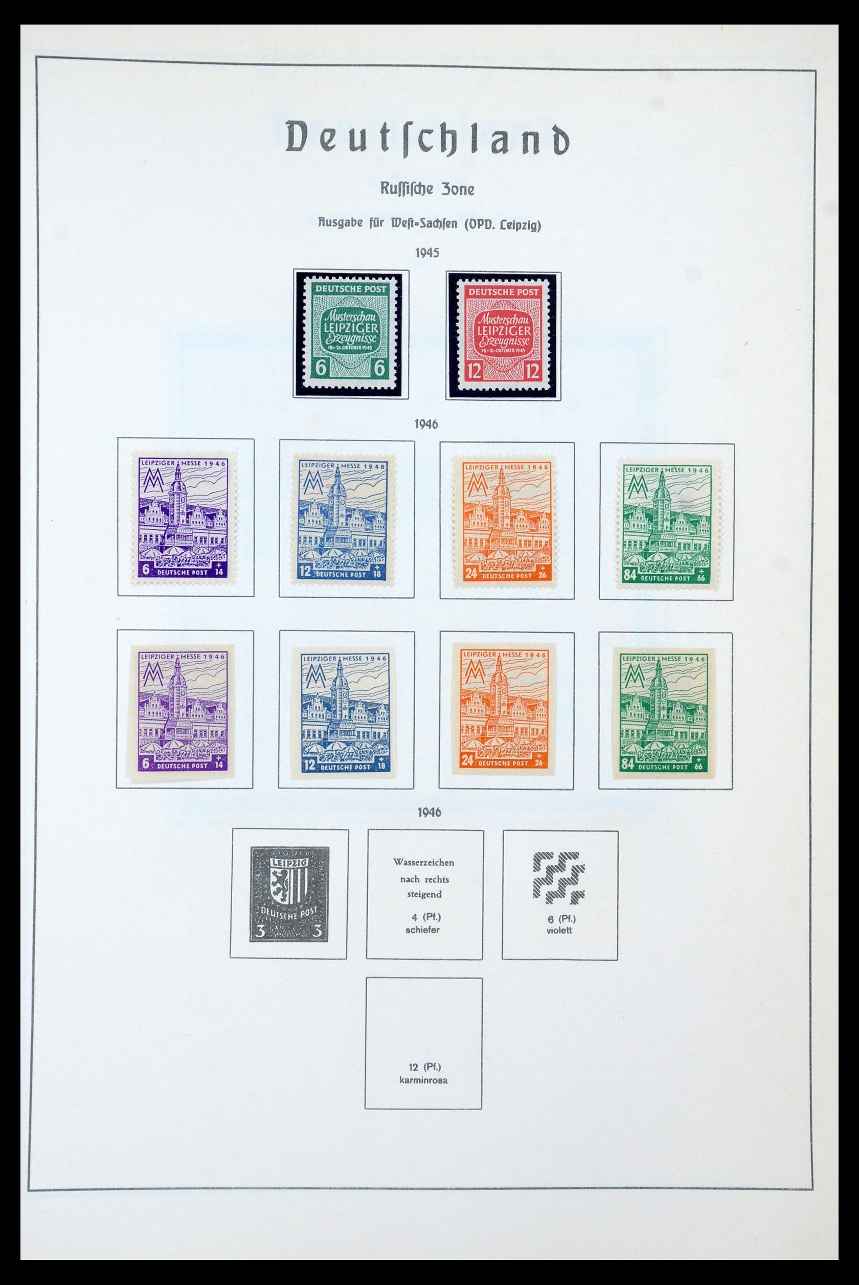 35277 015 - Postzegelverzameling 35277 Sovjet Zone en DDR 1945-1961.